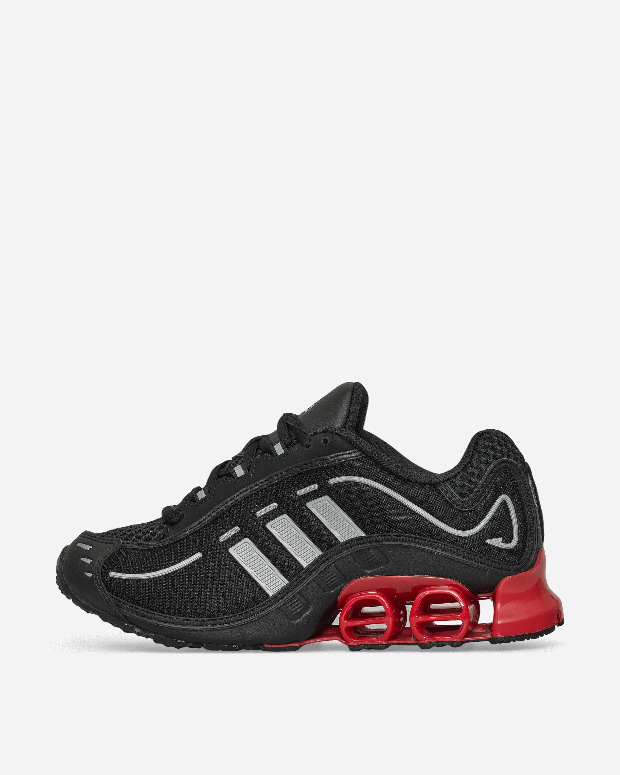 Premium Leather Quick Hike Megaride O1 Sneakers Core Black / Better Scarlet