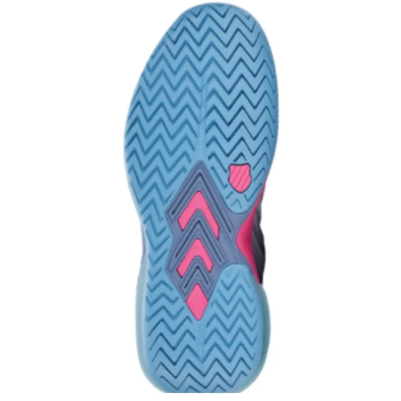 Quick lacing K Swiss Ultrashot 3 Women Tennis Shoes - Infinity/Blue Blizzard/Heritage Blue