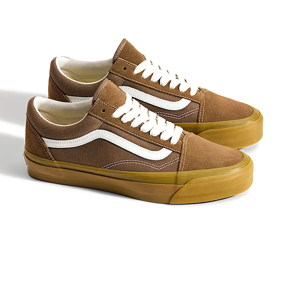 morning run Comfortable Exercise Premium LX Old Skool 'Sepia Brown Gum'