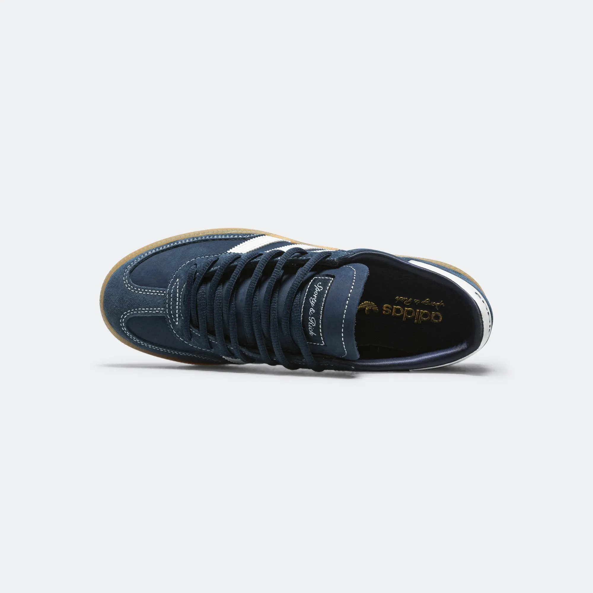 Handball Spezial x Sporty & Rich - Night Indigo/Footwear White-Gum Flexible Midsole