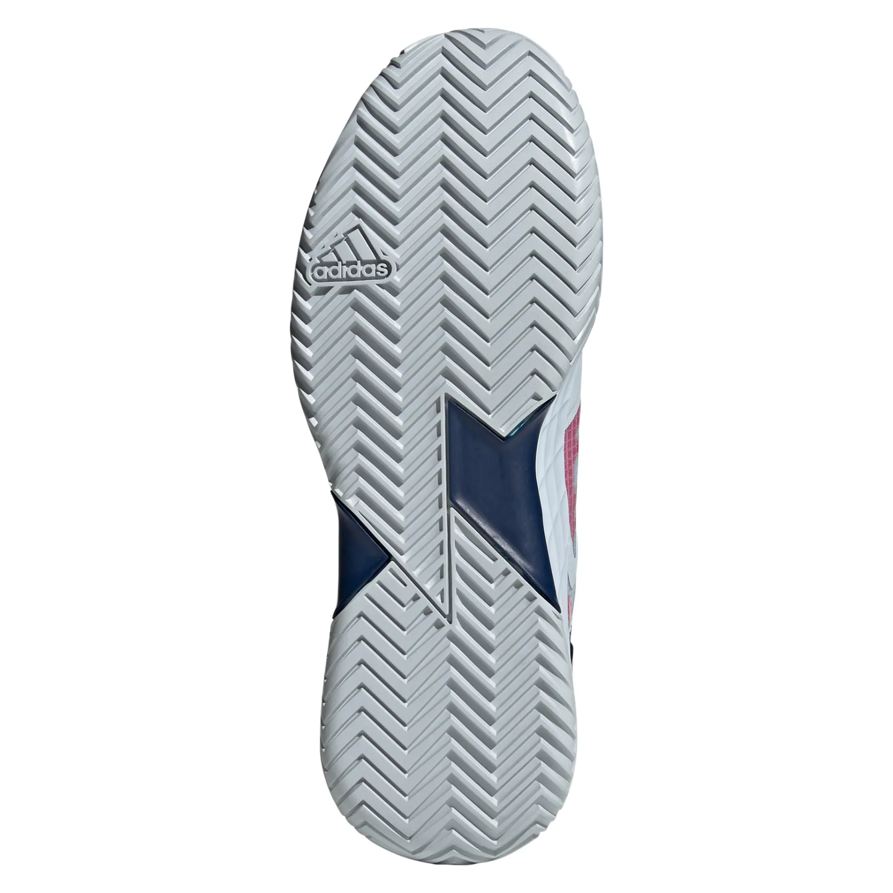 Adidas Adizero Ubersonic 4.1 Men Tennis Shoes - Halo Blue/Dark Blue/Team Shock Pink Trendy