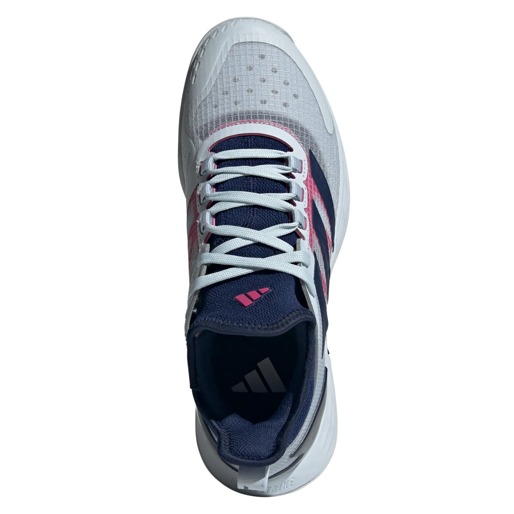 Balance Control City Style Adidas Adizero Ubersonic 4.1 Men Tennis Shoes - Halo Blue/Dark Blue/Team Shock Pink