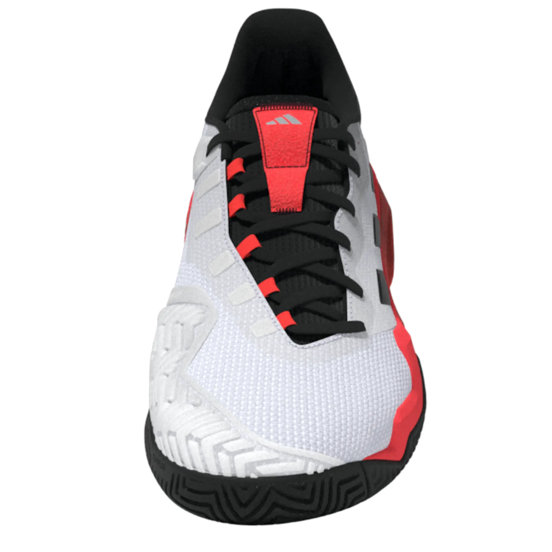 Adidas Barricade 13 Mens Tennis Shoes - Cloud White/Core Black/Lucid Red Urban Casual Air Cushion