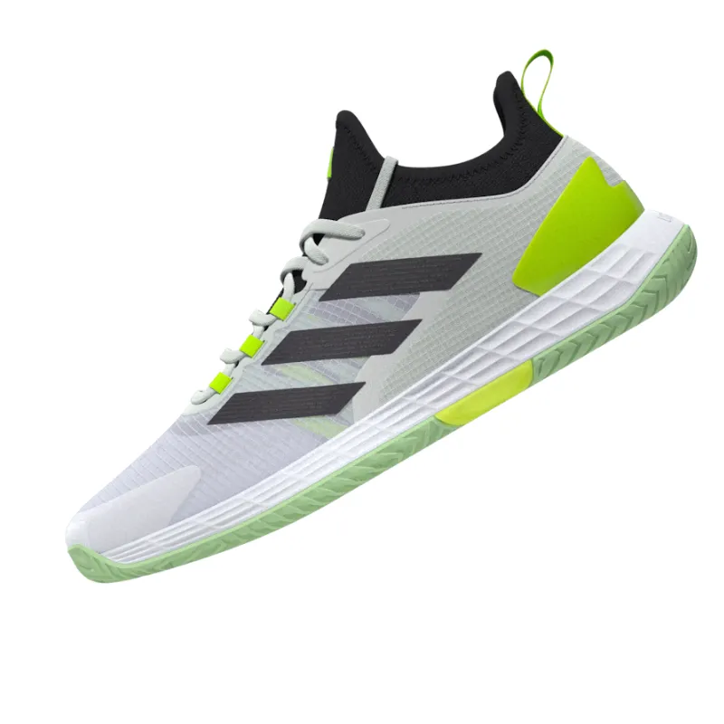 Adidas Adizero Ubersonic 4.1 Tennis Shoes - White/Black/Lucid Lemon Flexible Design Versatile Fit