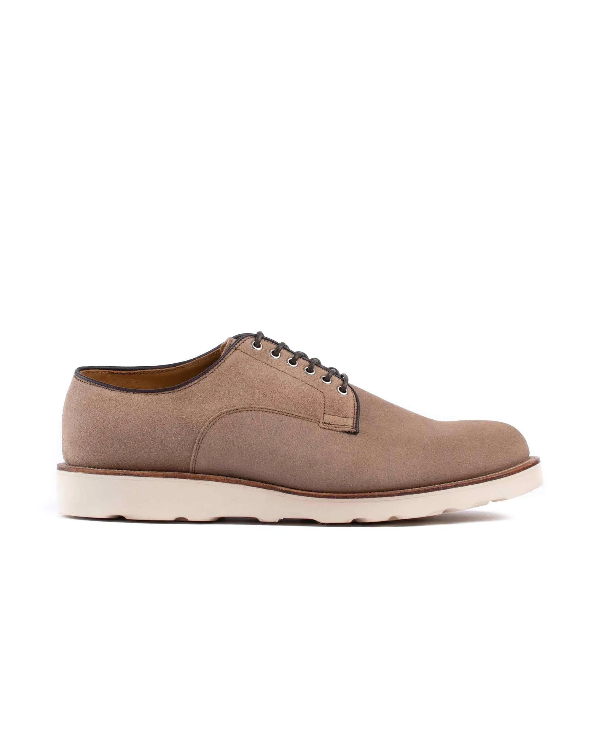 Viberg Natural Chromexcel Roughout Derby Shoe Lifestyle Ready Dynamic Wear