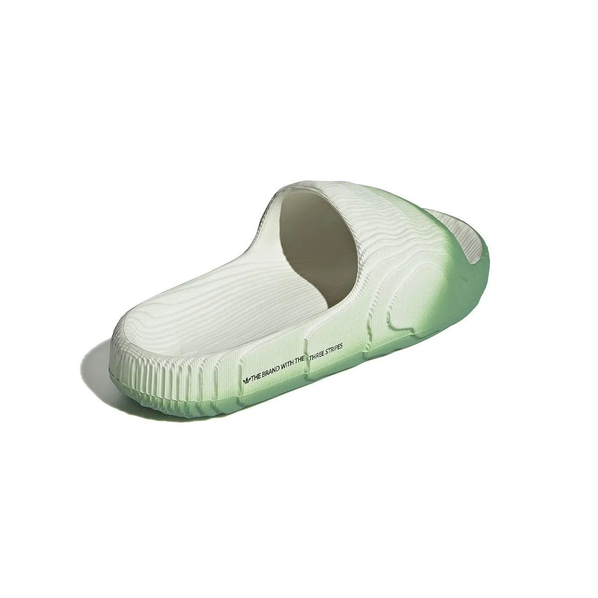 Adilette 22 'Ivory Preloved Green' Sunset Step Thick sole