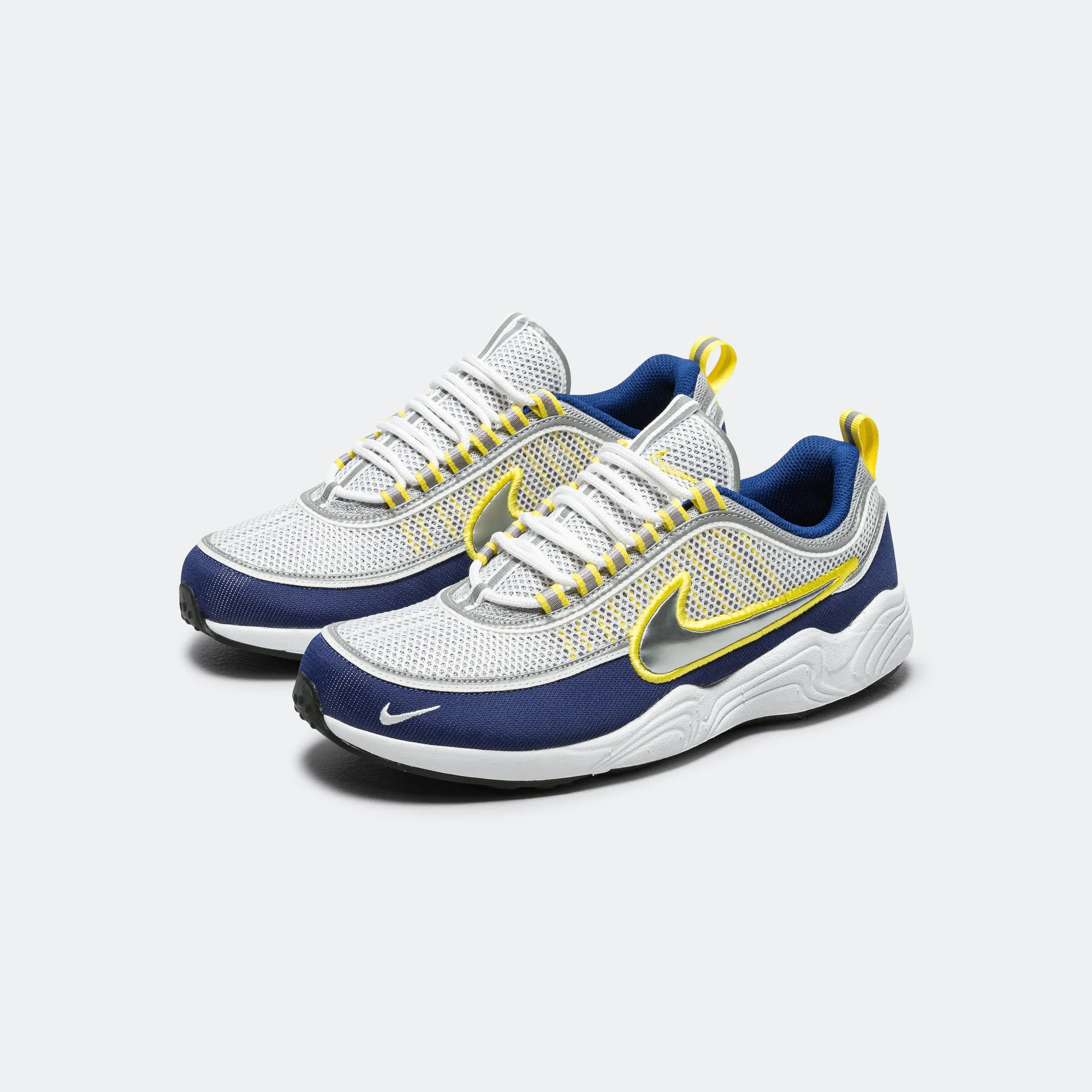 Air Zoom Spiridon SP - White/Metallic Silver-Deep Royal Blue Trend-setting ease Relaxed Feel
