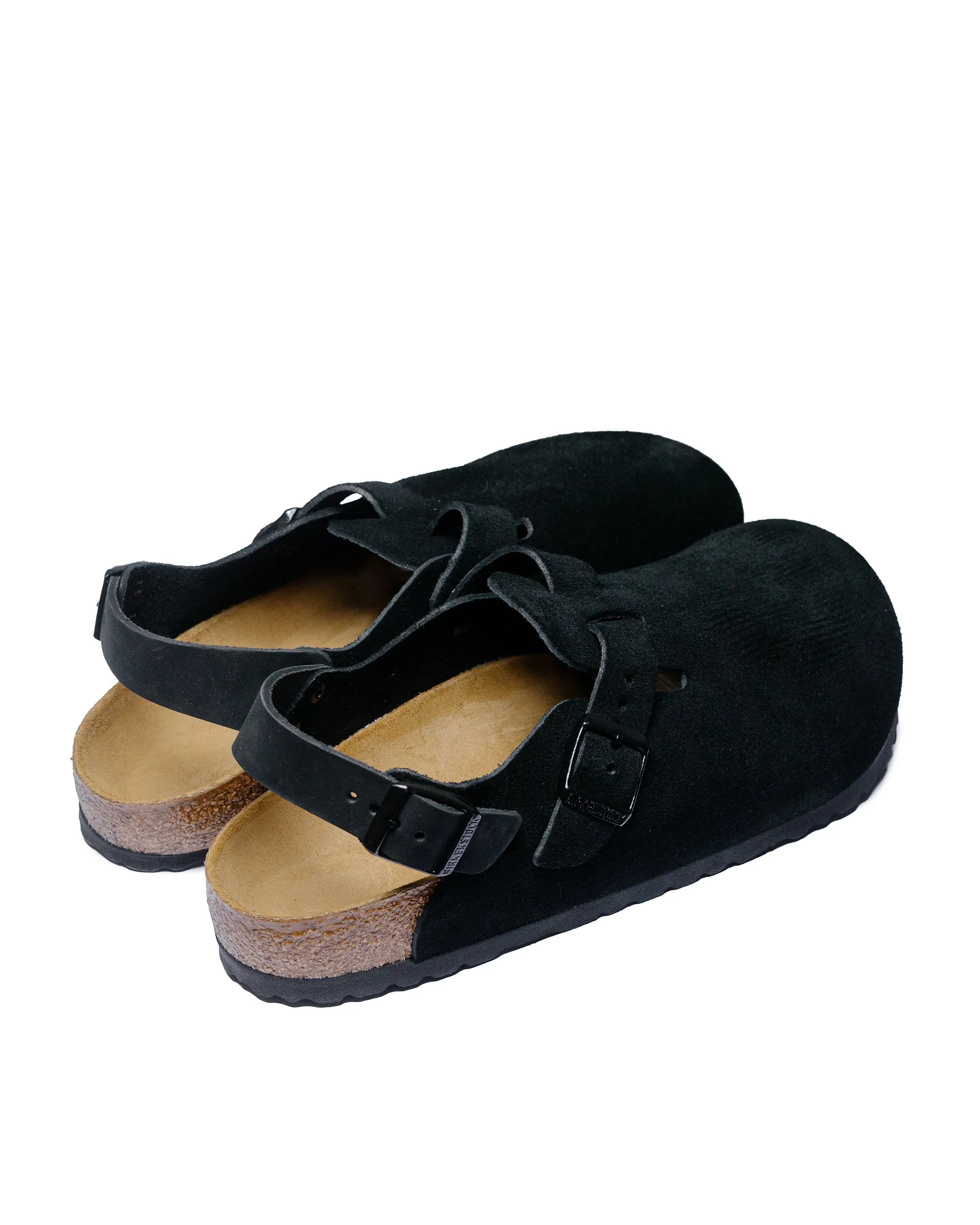 Birkenstock Tokio Suede Black Flexible Support Stable Walk