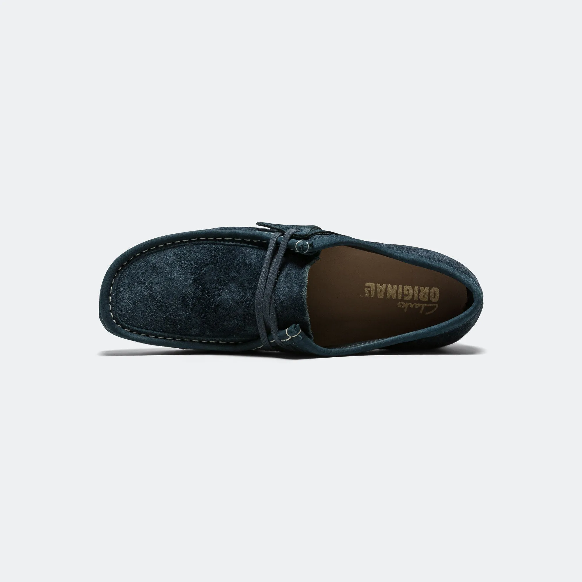 Soft Flex Wallabee - Navy/Teal Suede