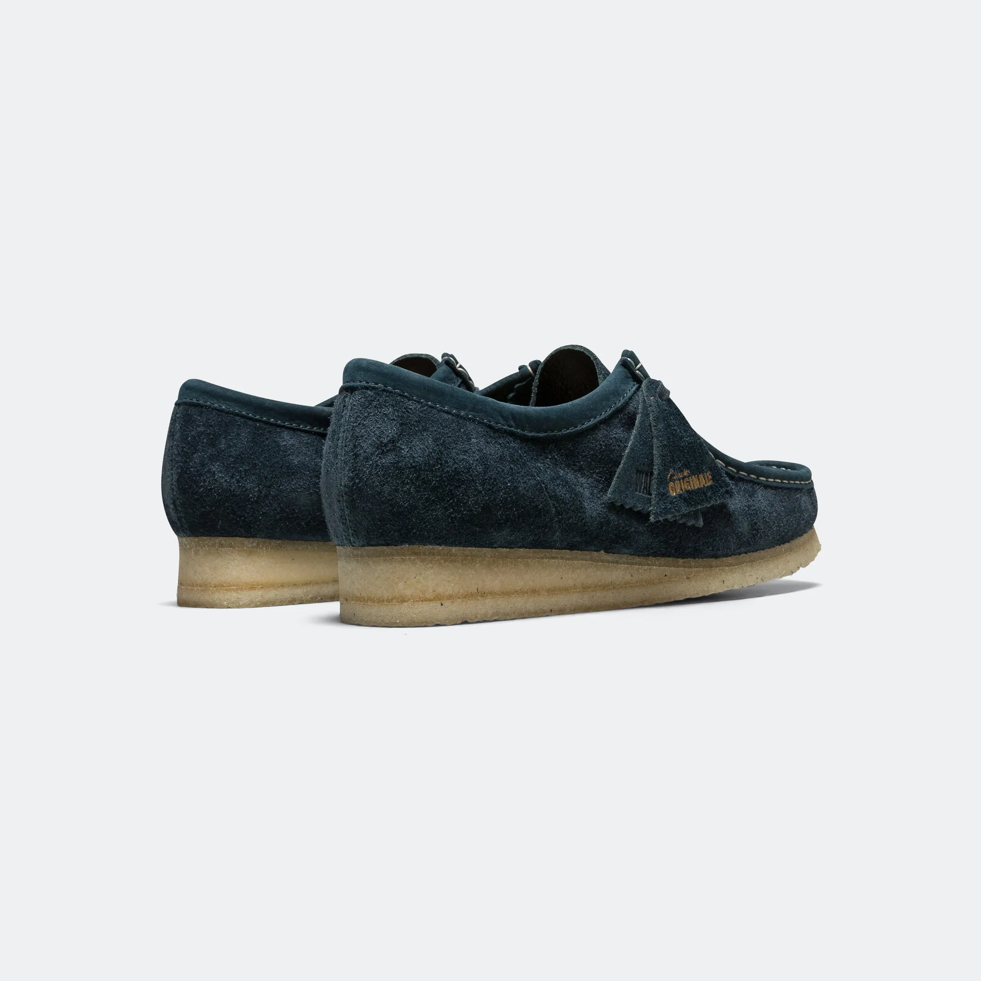 Multi   Tread Wallabee - Navy/Teal Suede