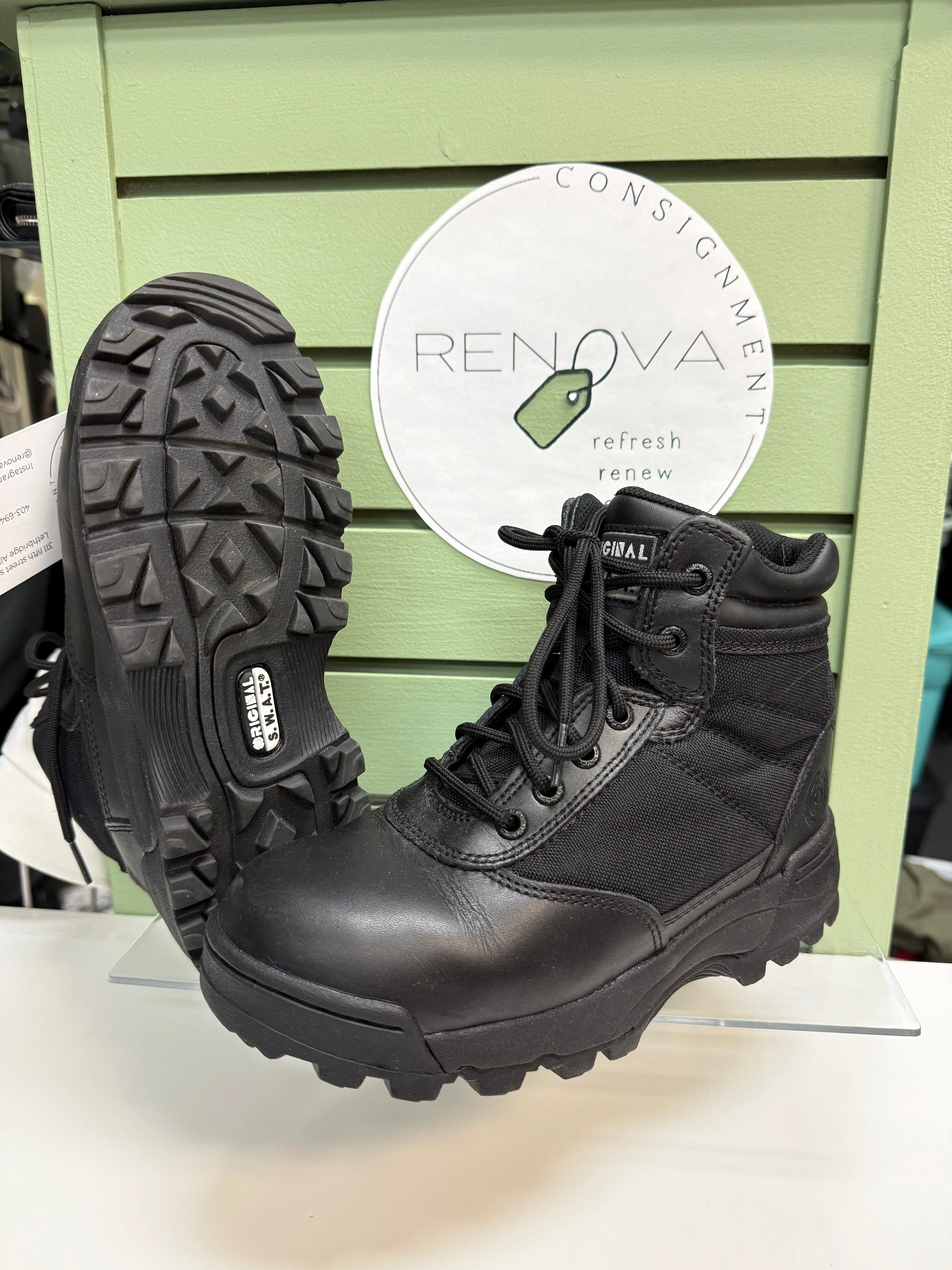 SWAT Classic 6?? Boots (Mens 5.5/ Womens 7) Anti   Bacterial Protective Sole