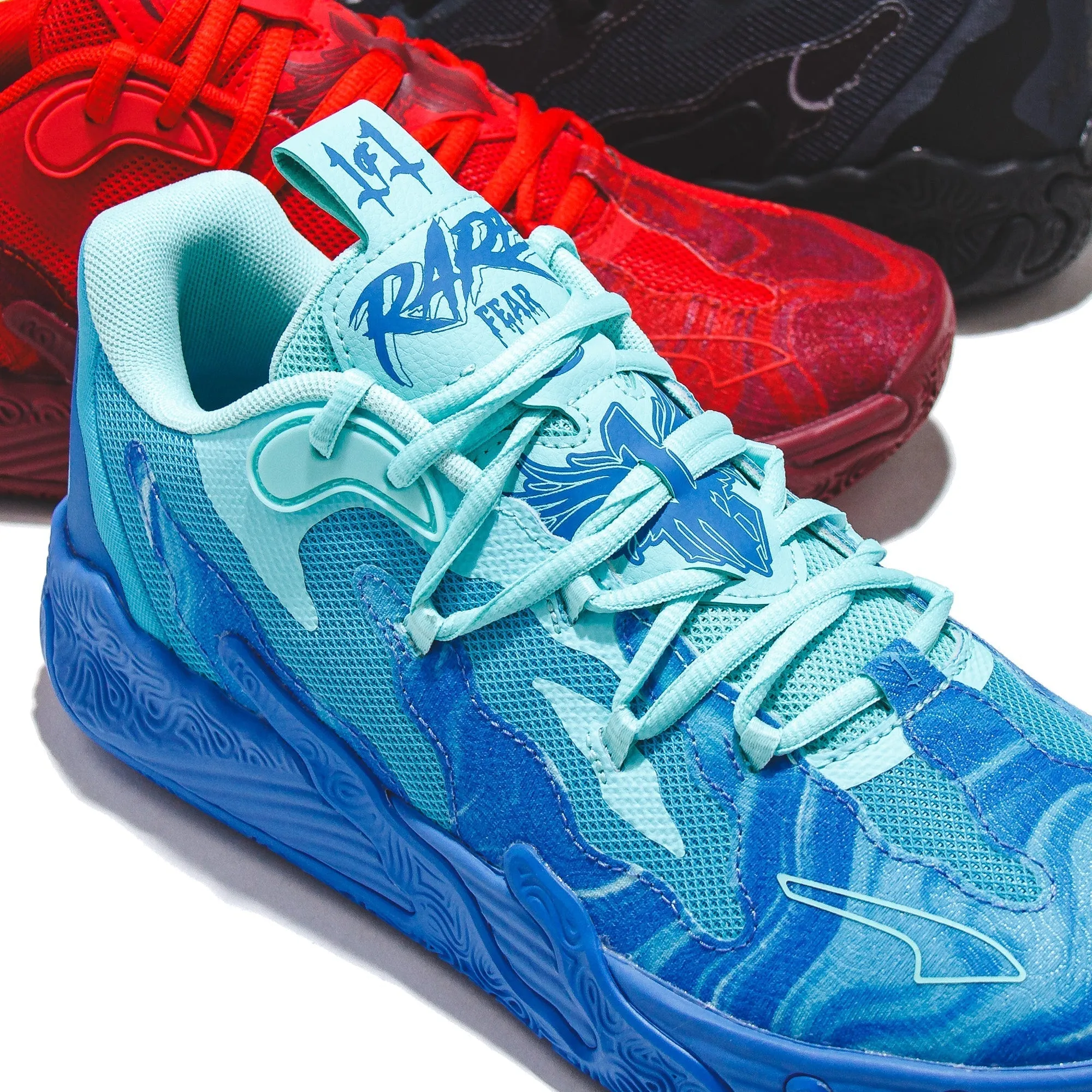 High Speed Puma Basketball Men LaMelo Ball MB.03 Lo Team Red 310519-02