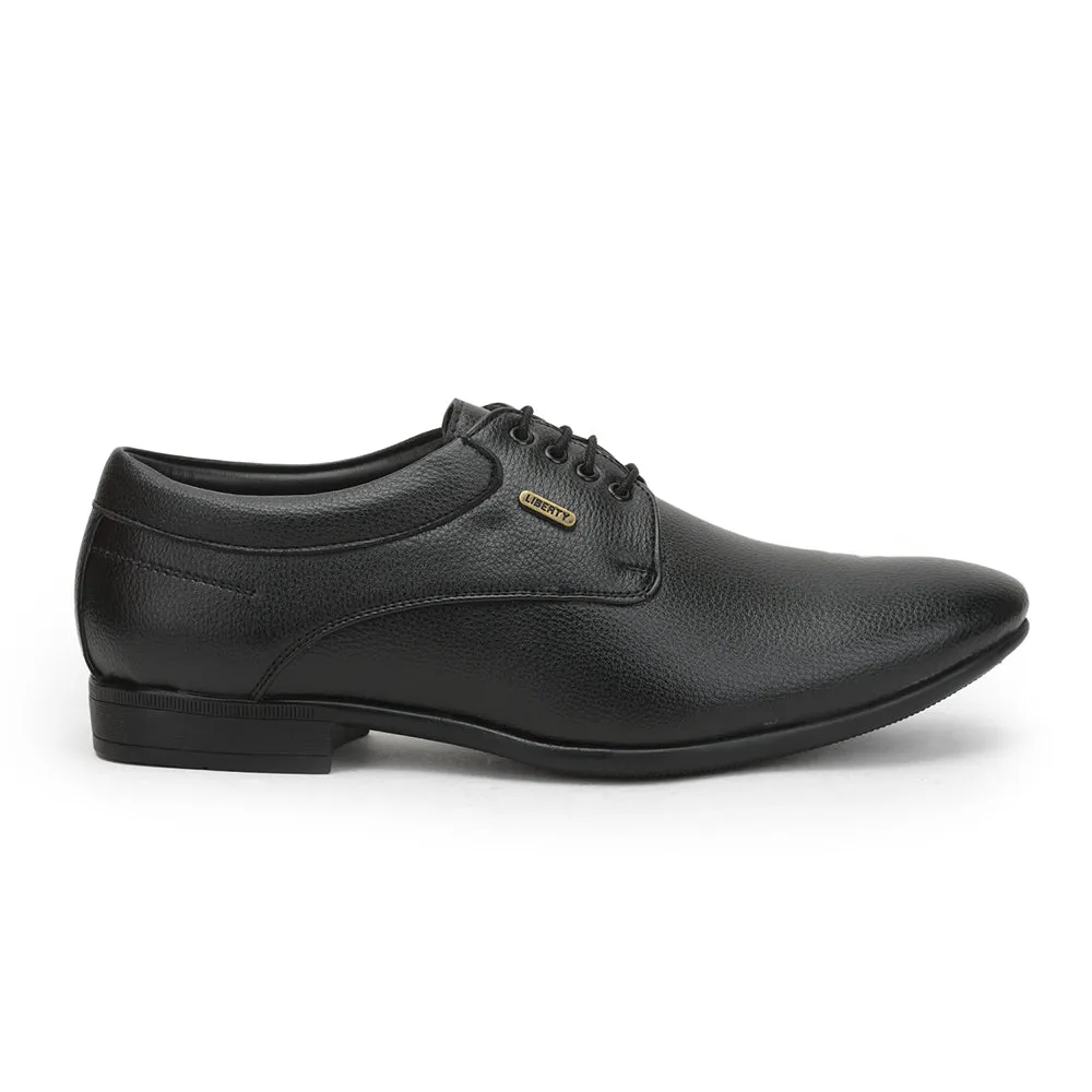 Fortune (Black) Formal Lace Up Derby Shoes For Men HOL-110 By Liberty Polished Walk