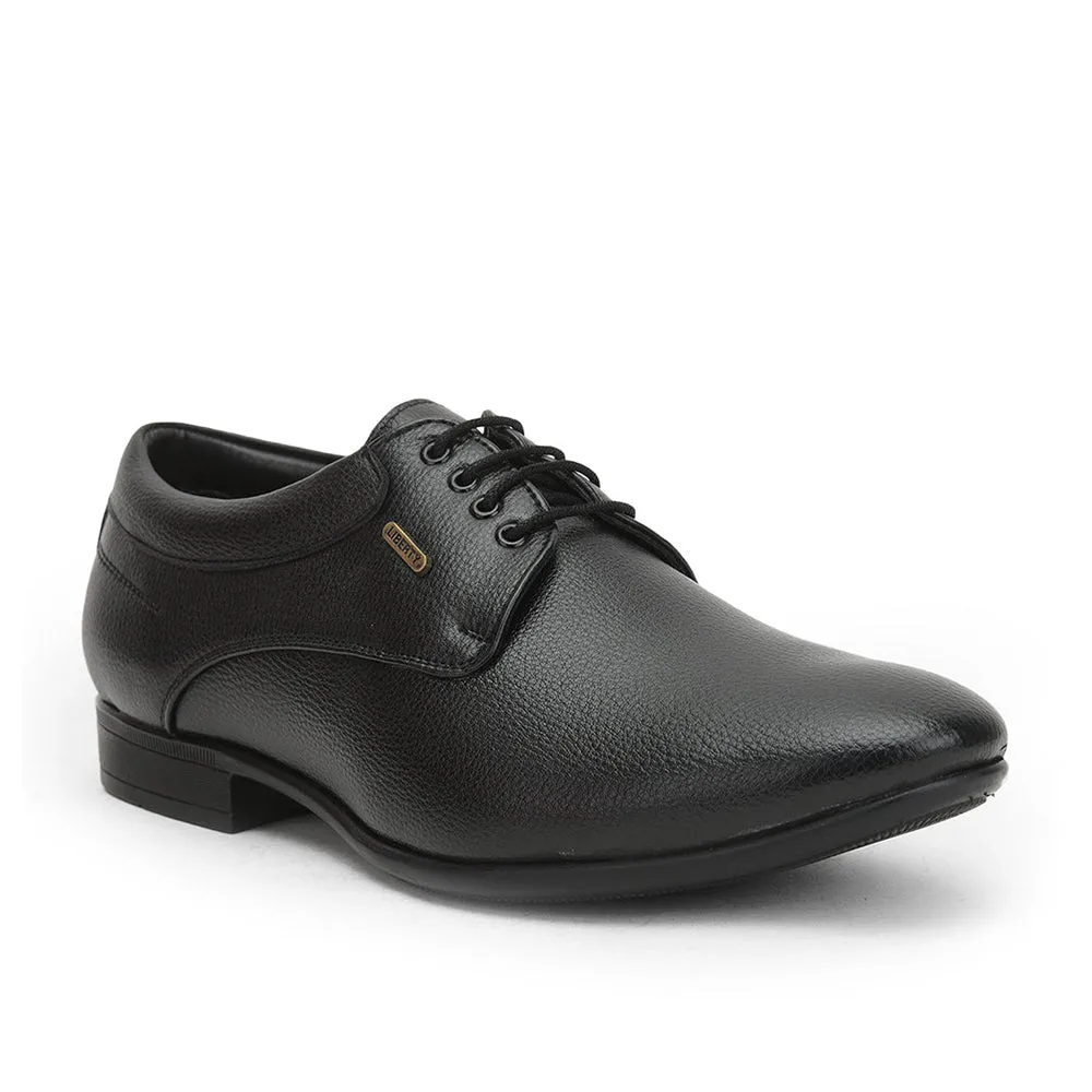Fortune (Black) Formal Lace Up Derby Shoes For Men HOL-110 By Liberty Comfort Lined Street Casual