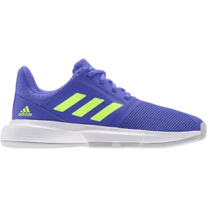 Adidas Court Jam XJ  Tennis Shoes - Sonic Ink/Signal Green/White Comfortable Walk Motion Wear