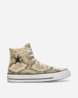 St??ssy Chuck 70 Snakeskin Sneakers Grey / Black / Egret Go Anywhere