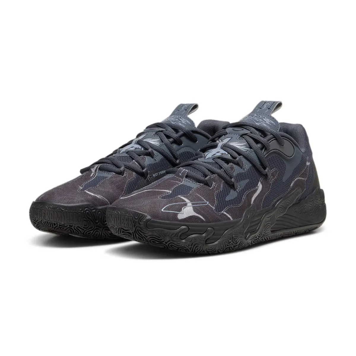   LaMelo Ball MB.03 Lo 'Team Black Grey' Compression Midsole Compression Molded Foam