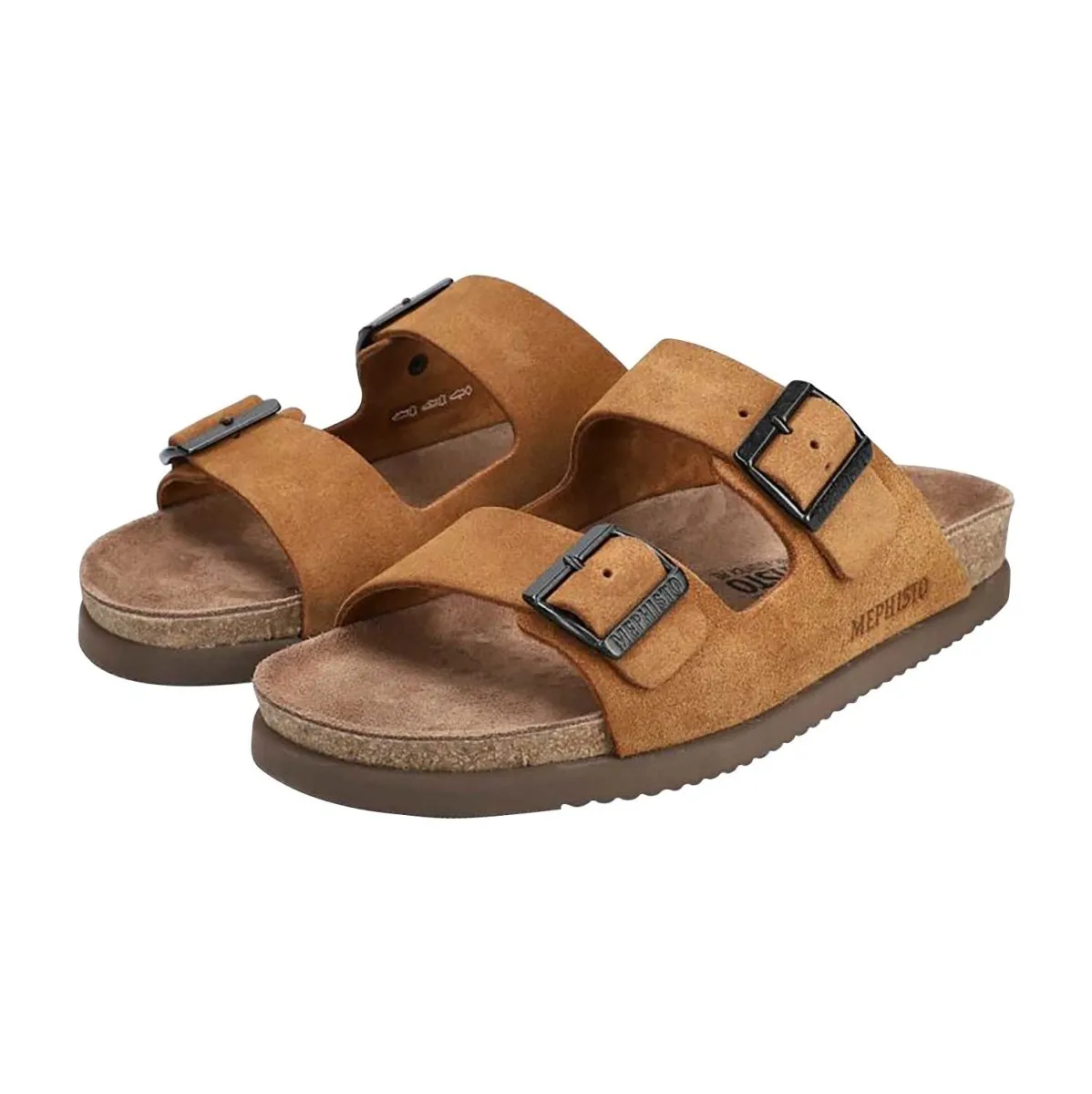 Mephisto Men's Nerio Tobacco Sand Suede Fresh Look