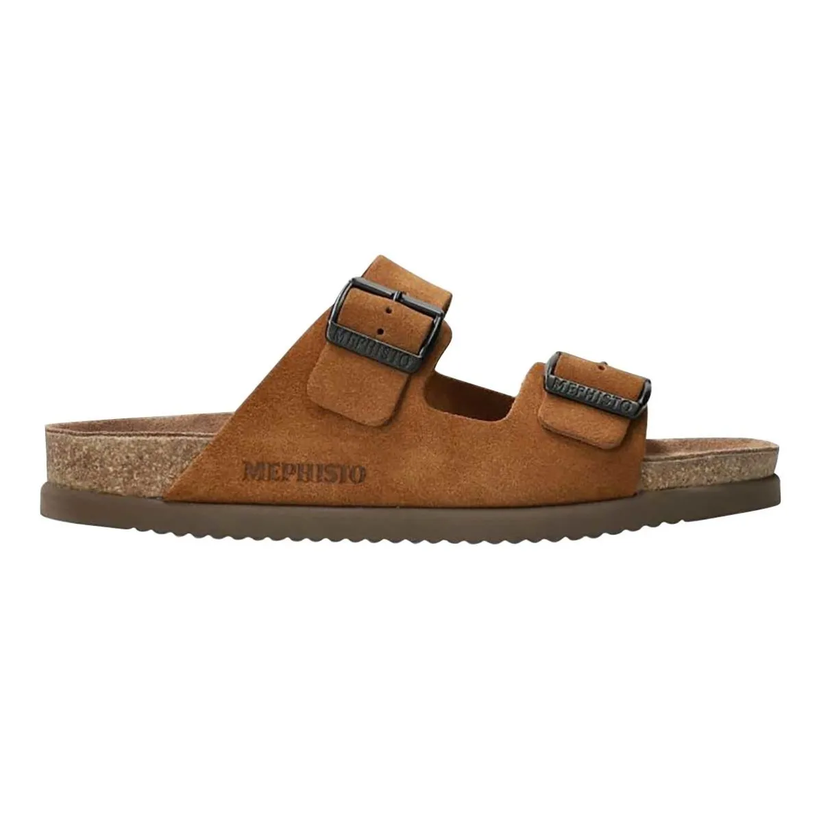 Mephisto Men's Nerio Tobacco Sand Suede Shell Trim Off Duty