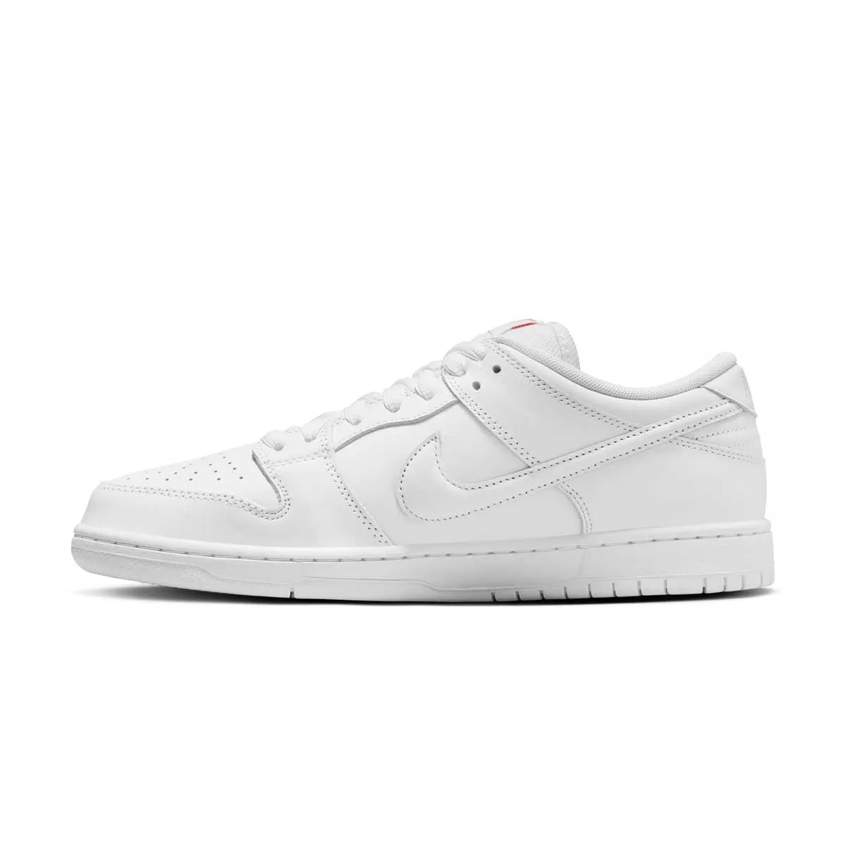 SB Dunk Low Pro 'White' Durable Construction Fall Travel