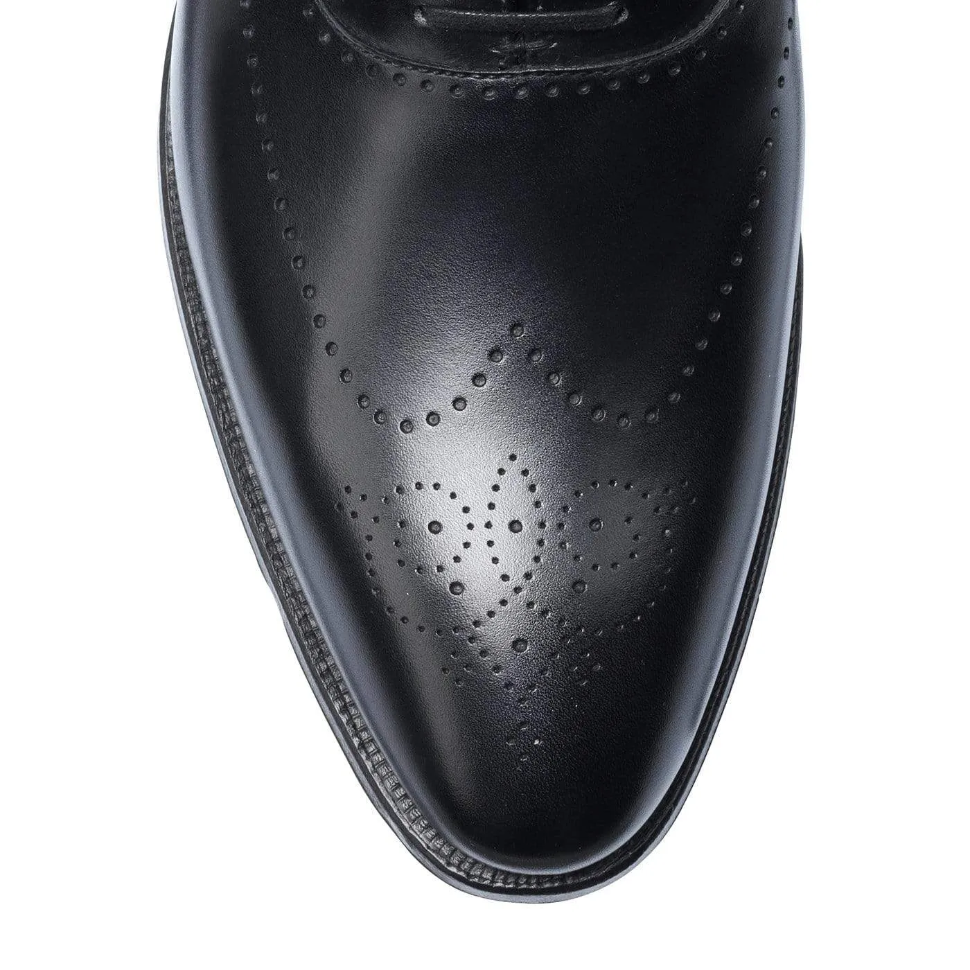Weybridge Black Calf Deep Burgundy Oxfords Suede Touch