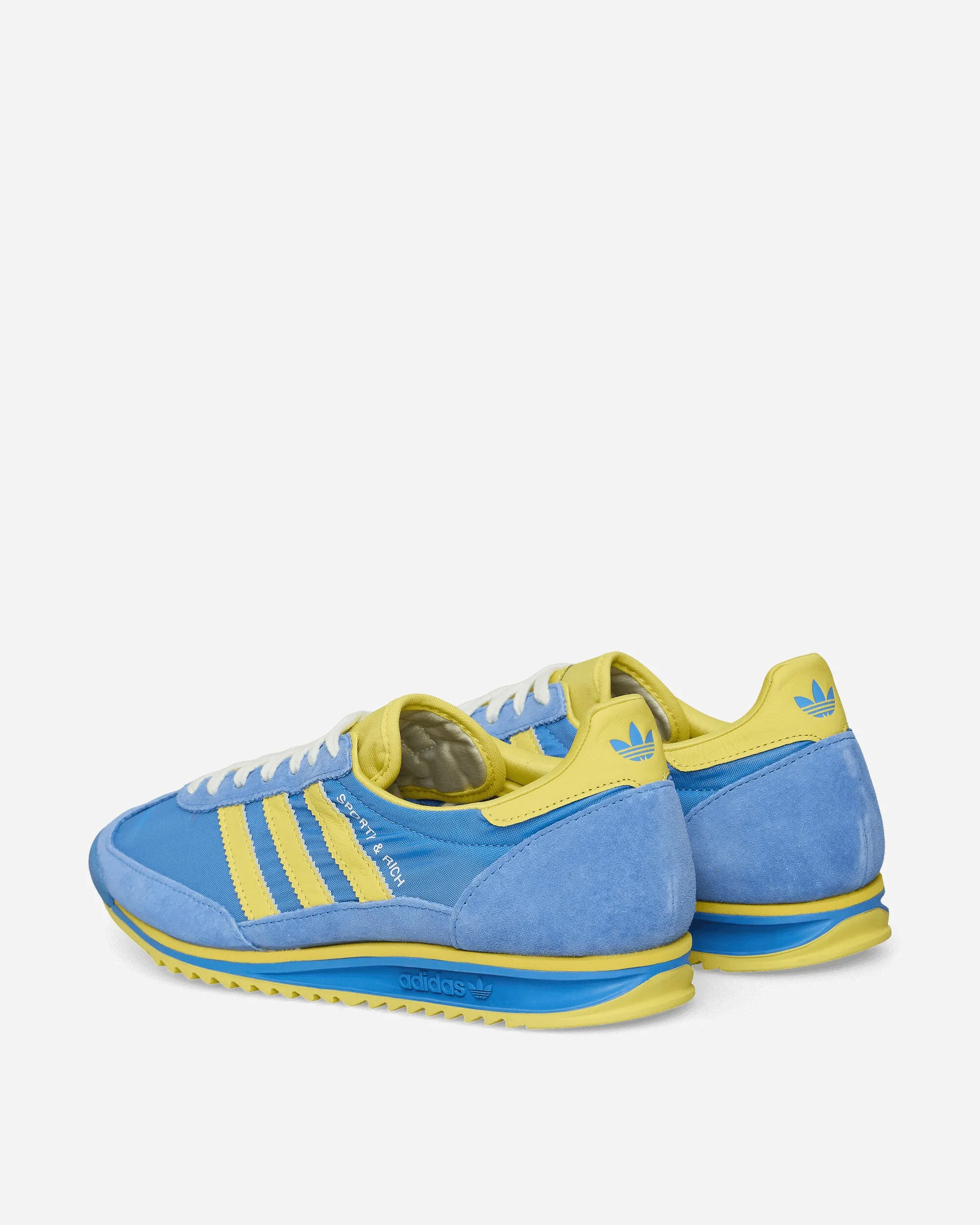 Sporty & Rich SL72 Sneakers Real Blue / Light Yellow Walk in Style