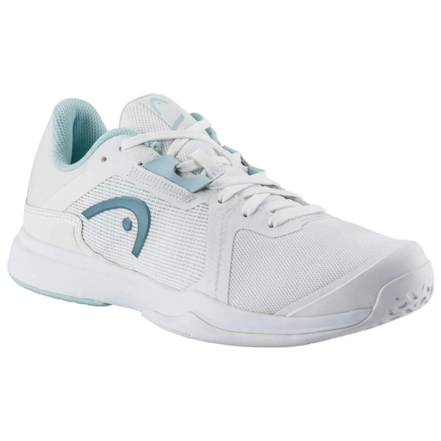 Indoor Casual Head Sprint Team 3.5 Women Tennis Shoes - White Aqua