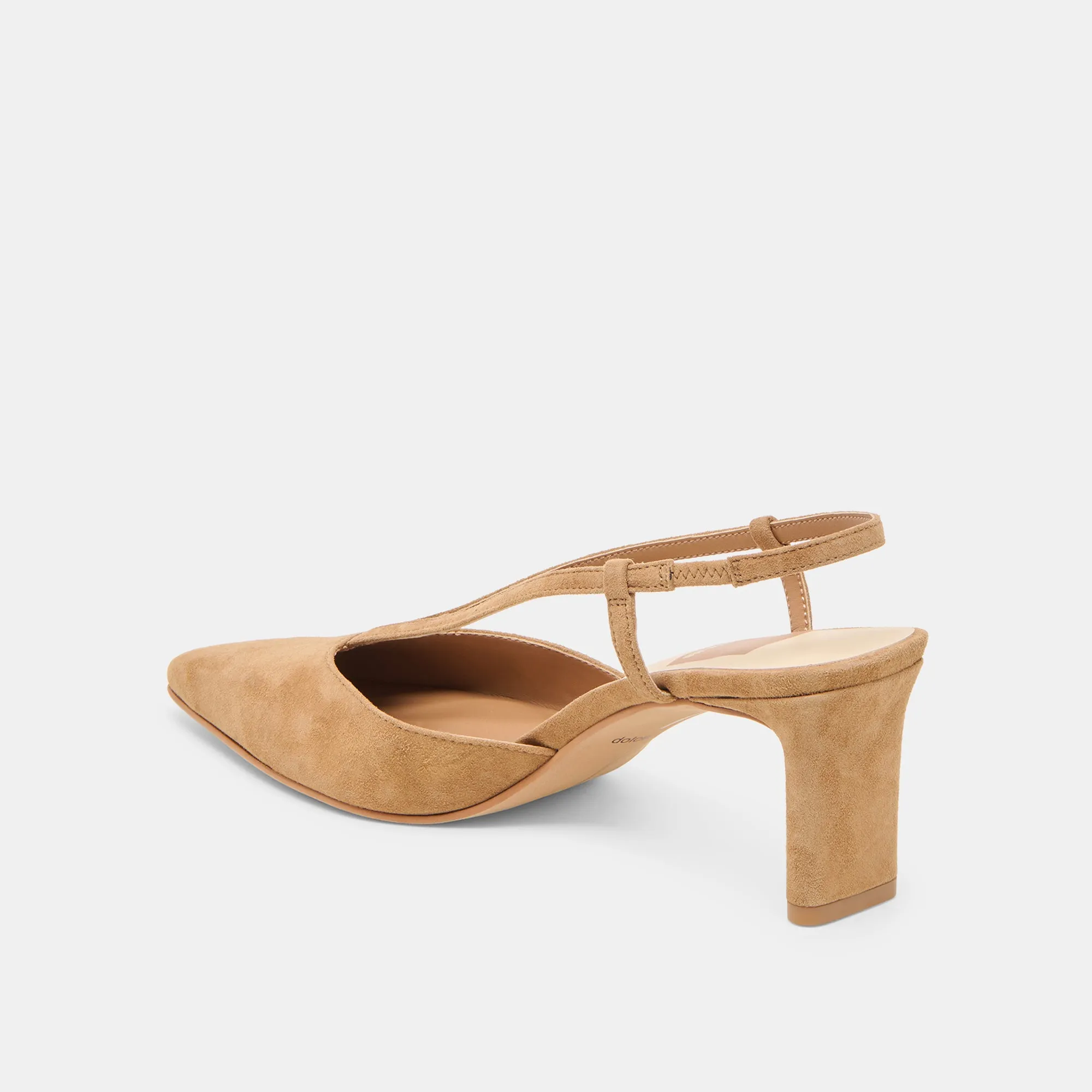 Easy Clean GINAY HEELS LT BROWN SUEDE
