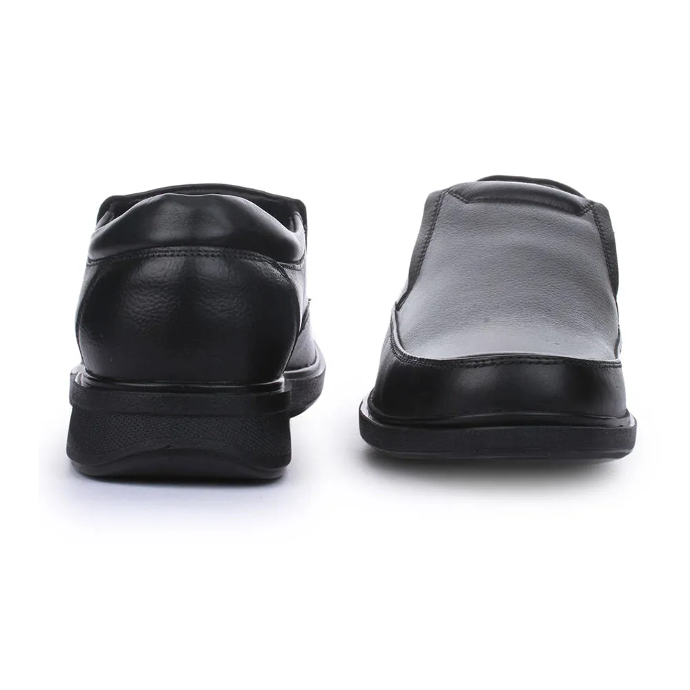 Music Lane Healers Formal (Black) Slip-On Loafers Shoes For Men FL-1413 By Liberty