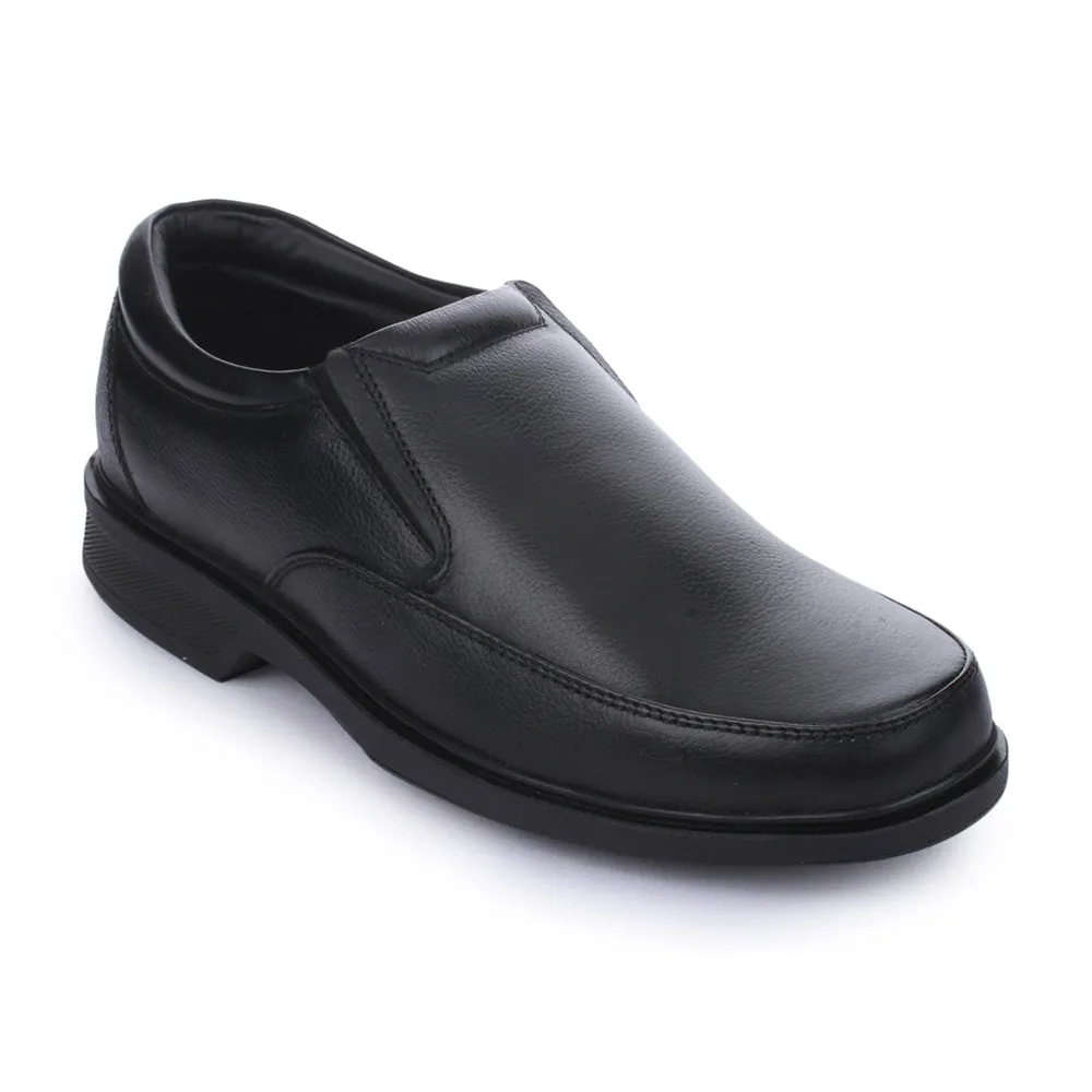 Urban Lane Healers Formal (Black) Slip-On Loafers Shoes For Men FL-1413 By Liberty