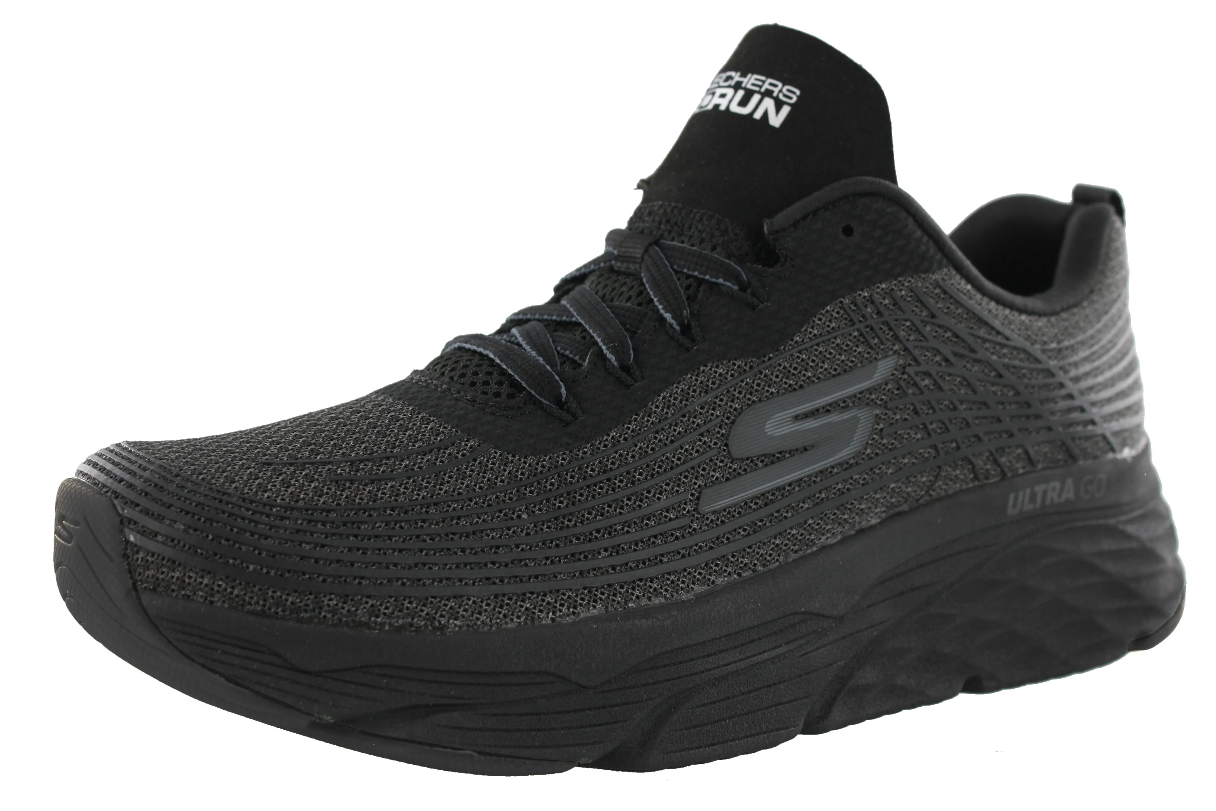 Walk Routine Skechers Men's Max Cushioning Elite 4E Wide Width Running Shoes