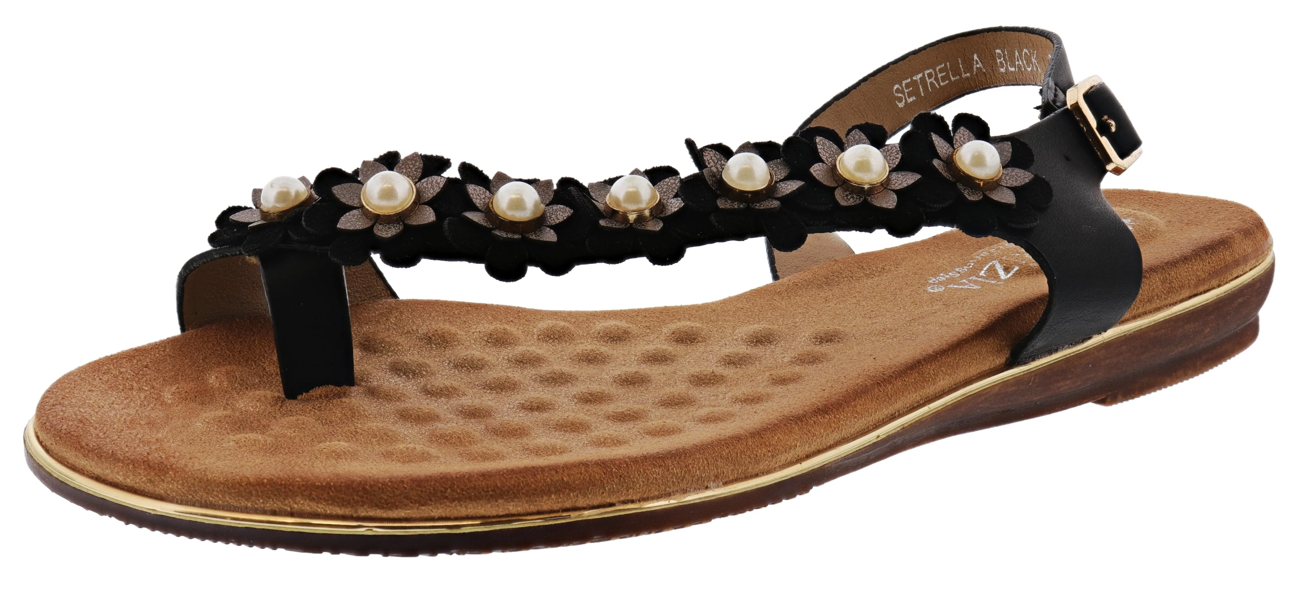 Comfortable Heel Patrizia Setrella Flat Summer Sandals Women