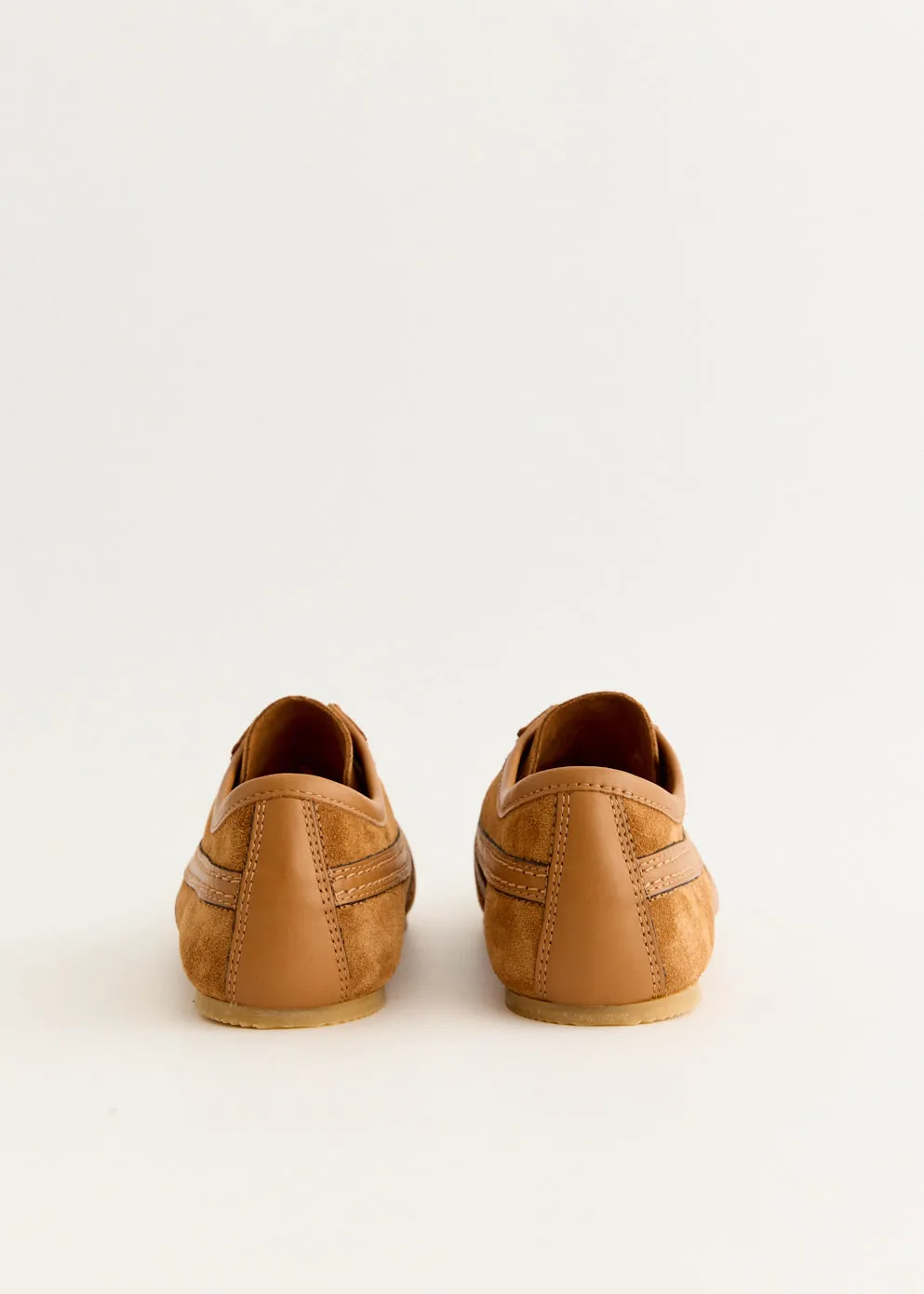 Neutral palette Suede Sneakers