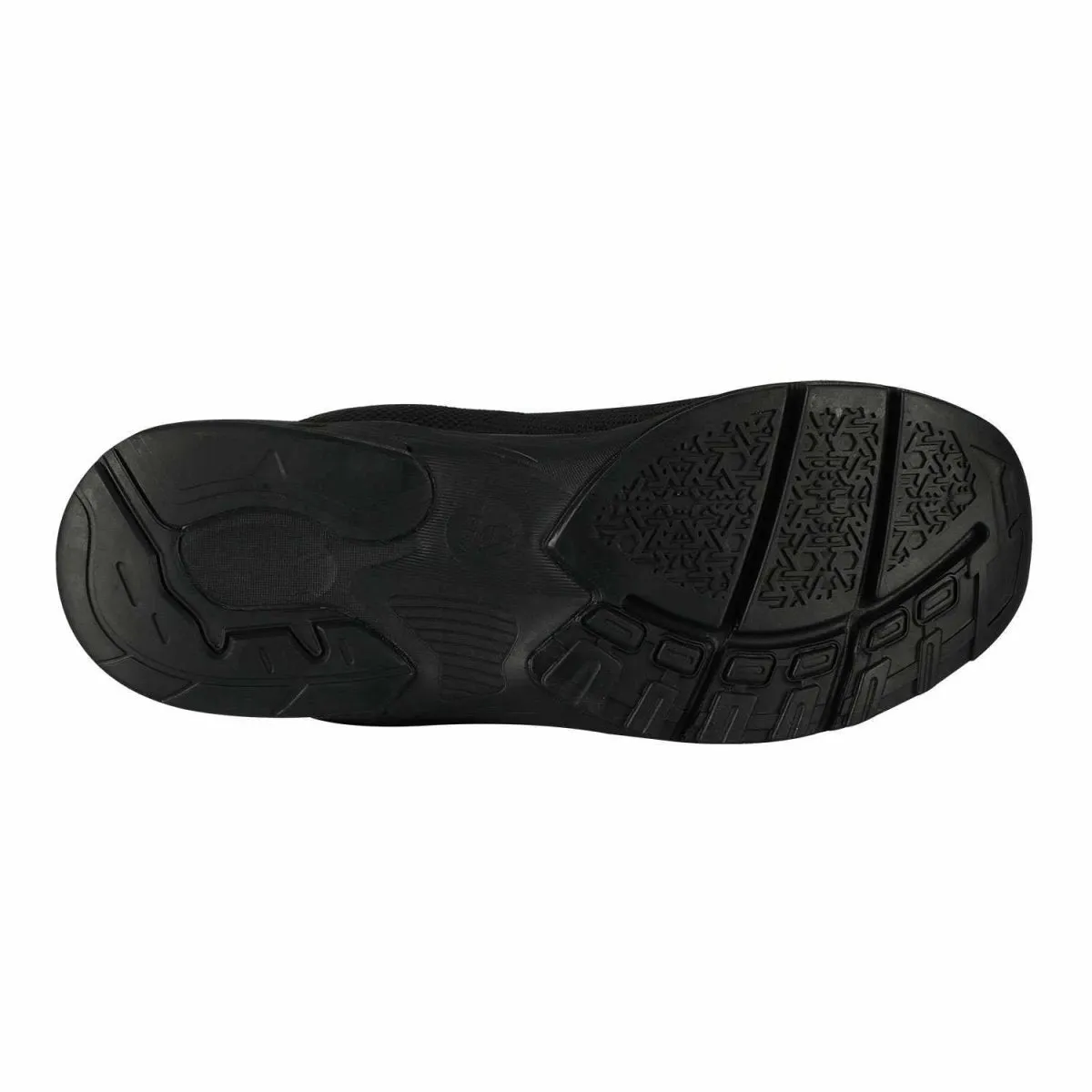 Zeba Men's Jet Black Fabric Slip On Ultra Run Padded Touch