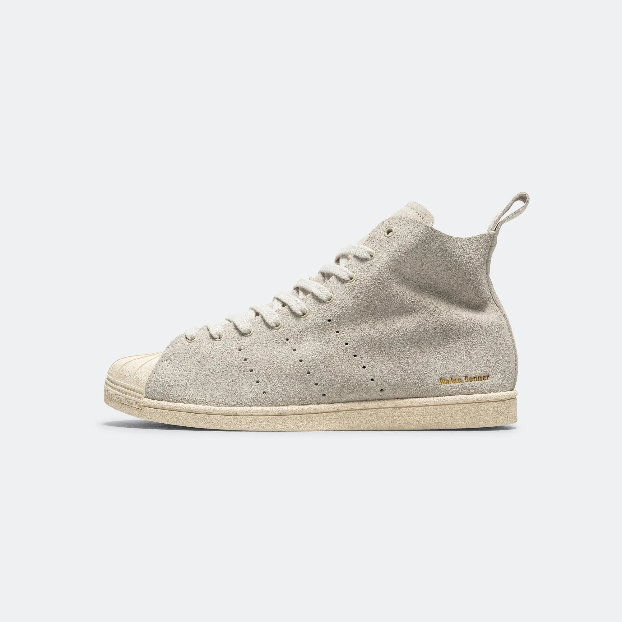 Chill Time Slip On Superstar Hi x Wales Bonner - Mist Stone/Wonder White-Gold Metallic