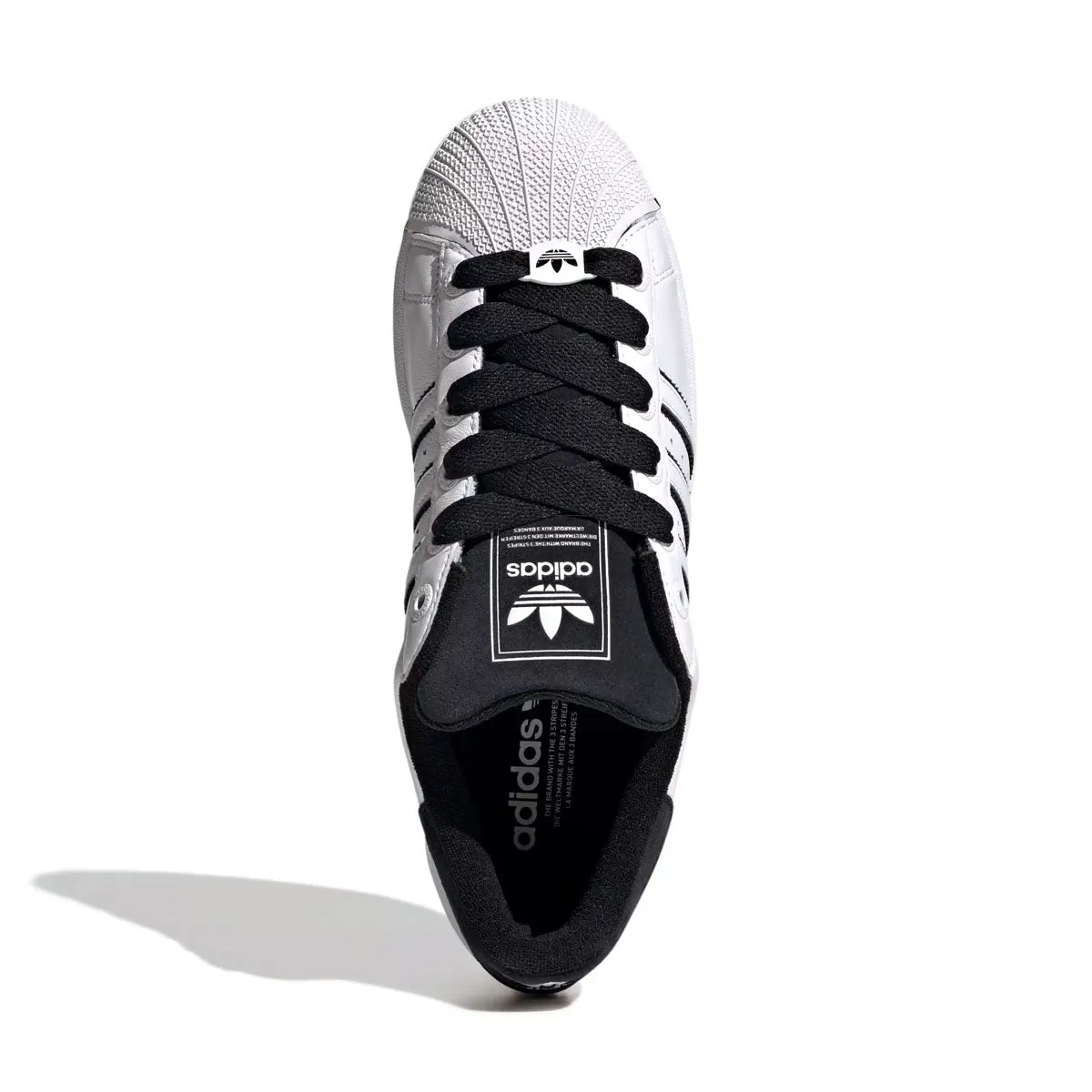 Fashionable Design TPU sole Superstar II 'White White Black'