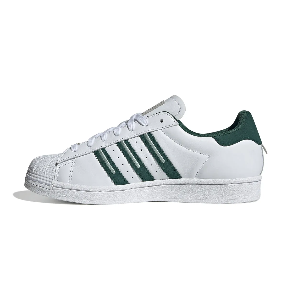 Soft Leather Finish Superstar 'White Collegiate Green'
