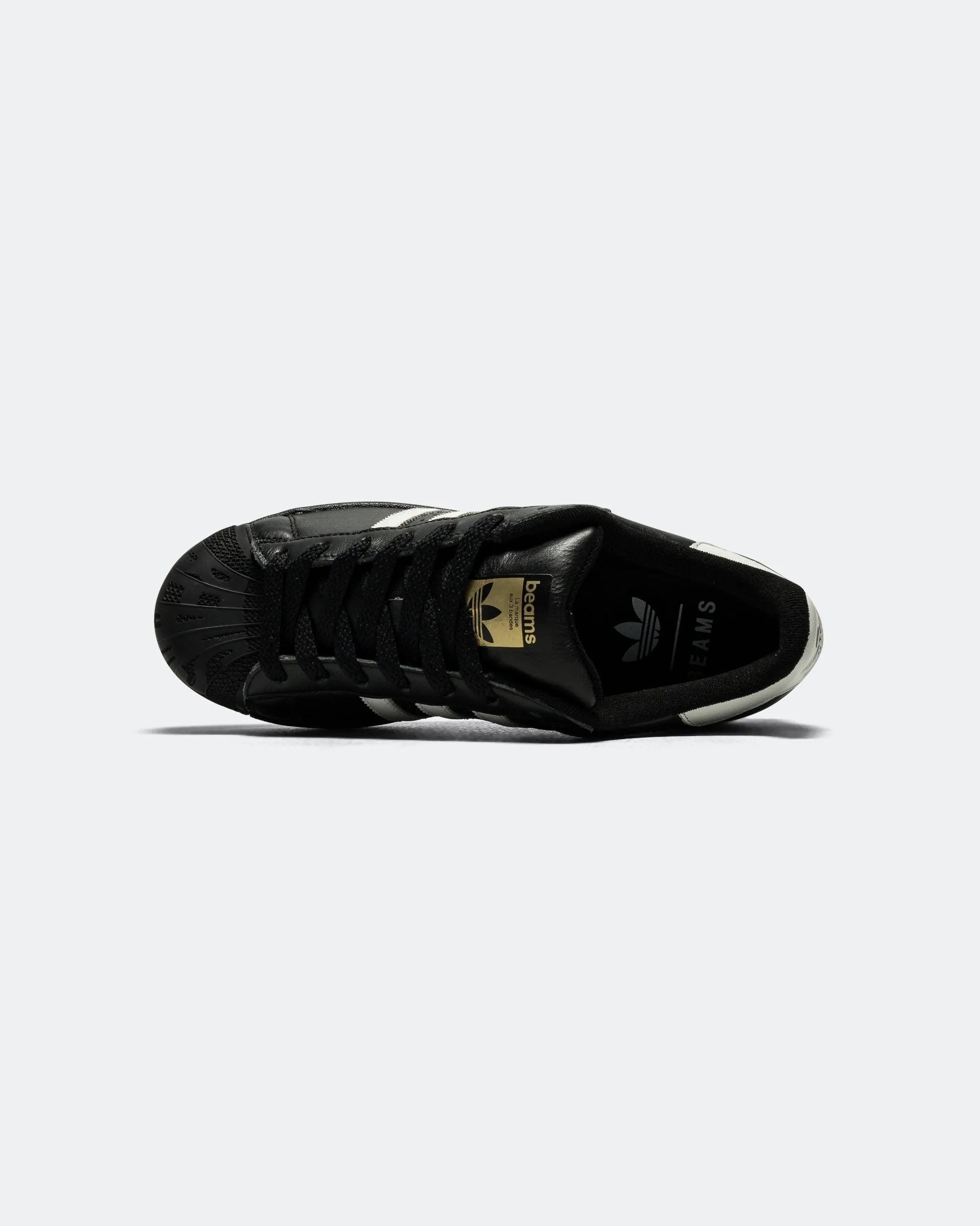Superstar x BEAMS - Core Black/Footwear White-Gold Metallic Elevated arch