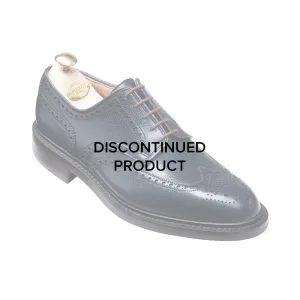 Pembroke Navy Scotch Country Grain Neutral Finish Leather Step