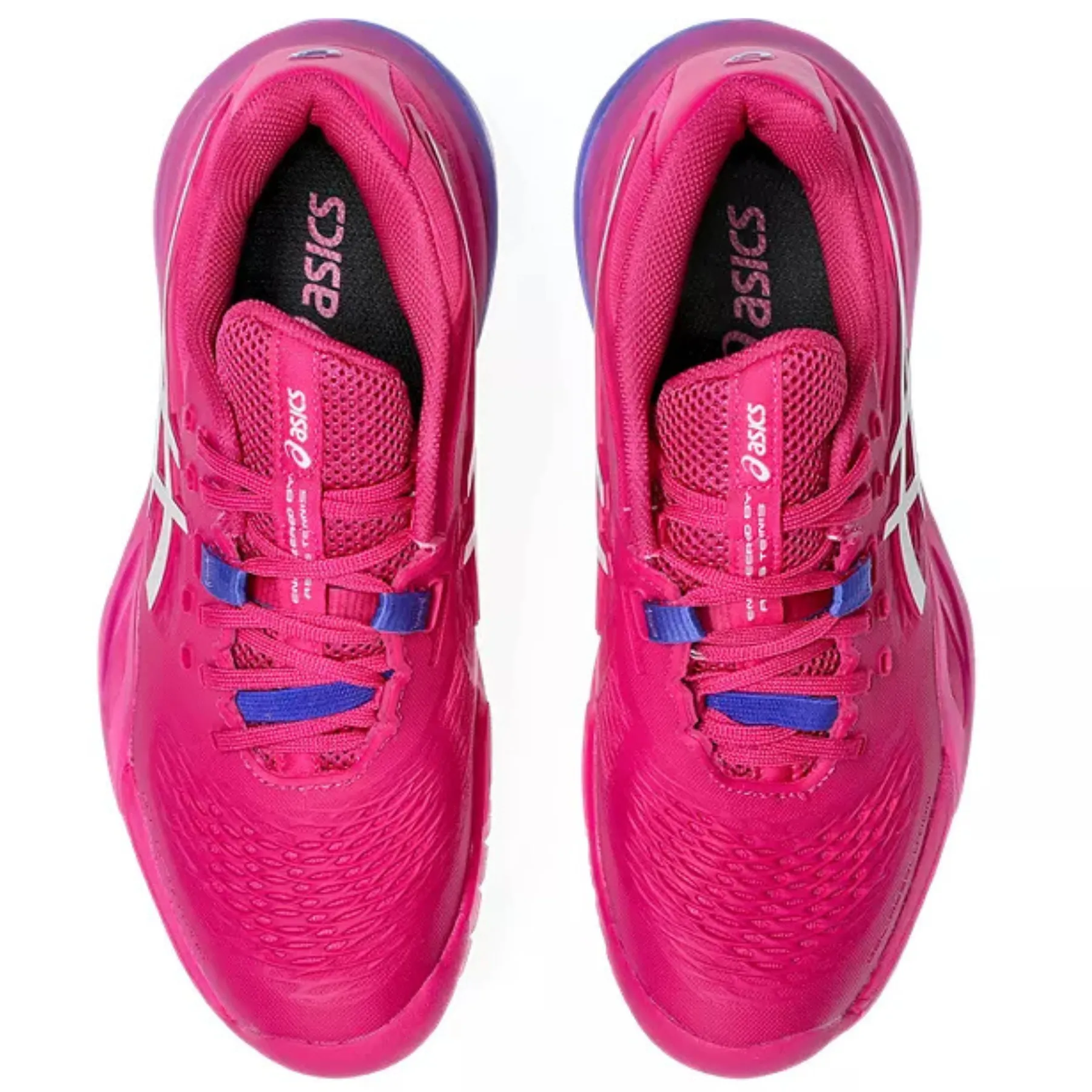 Modern Fit Asics Gel Resolution X Hard Court Womens Tennis Shoes - Bright Rose/Cream