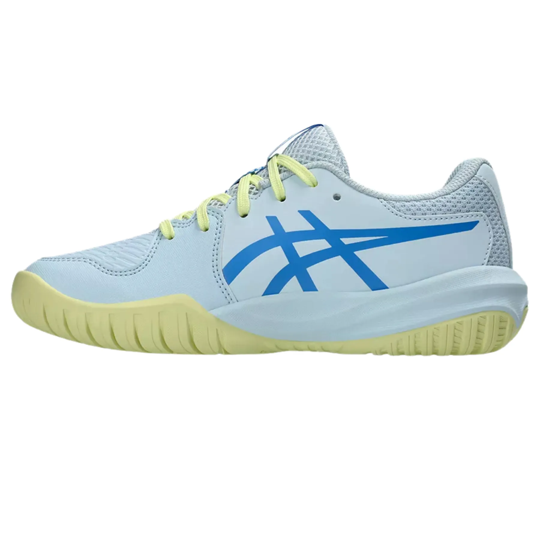 Urban Running slim fit Asics Gel Resolution X GS Tennis Shoes - Light Blue / Blue Coast