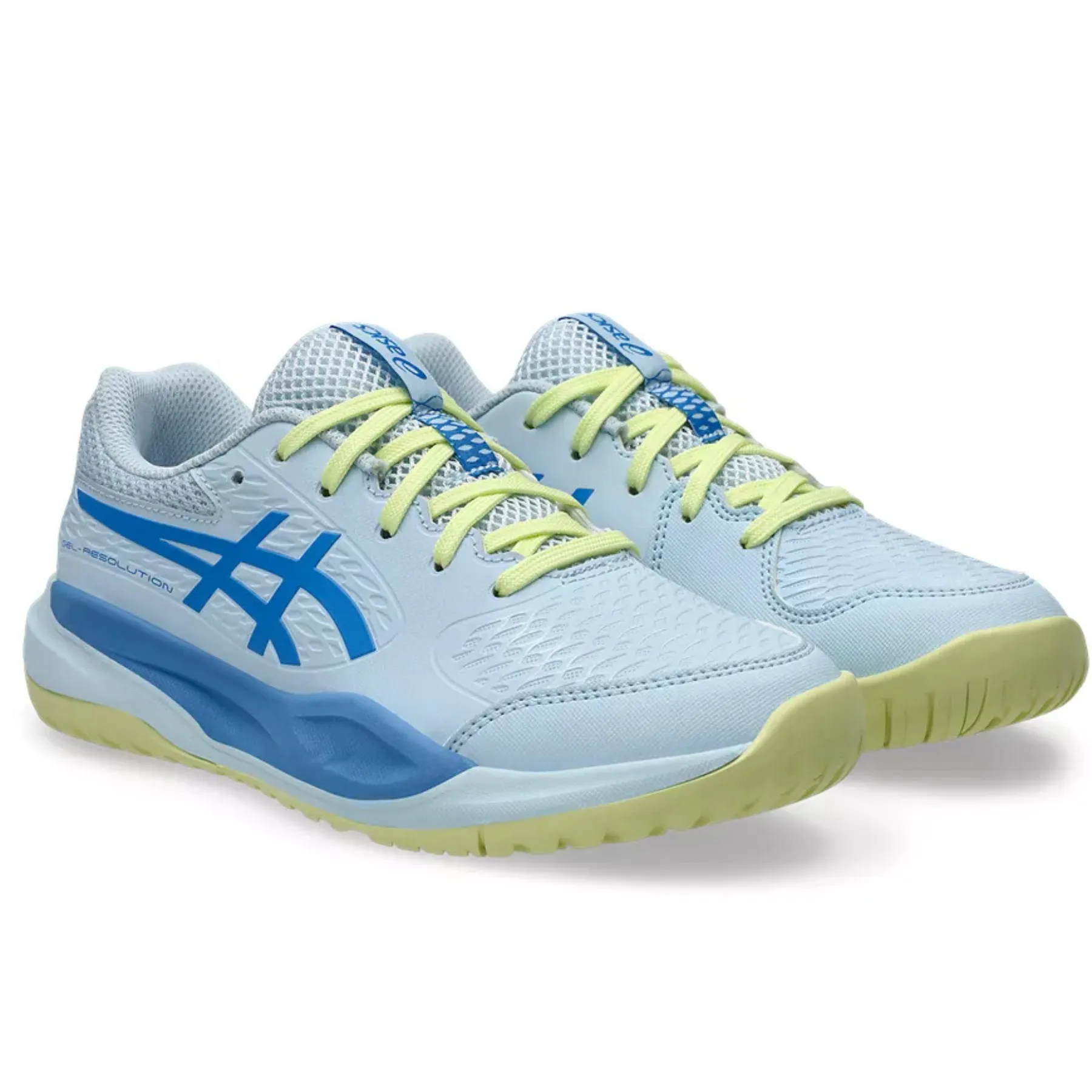 Asics Gel Resolution X GS Tennis Shoes - Light Blue / Blue Coast Secure fit