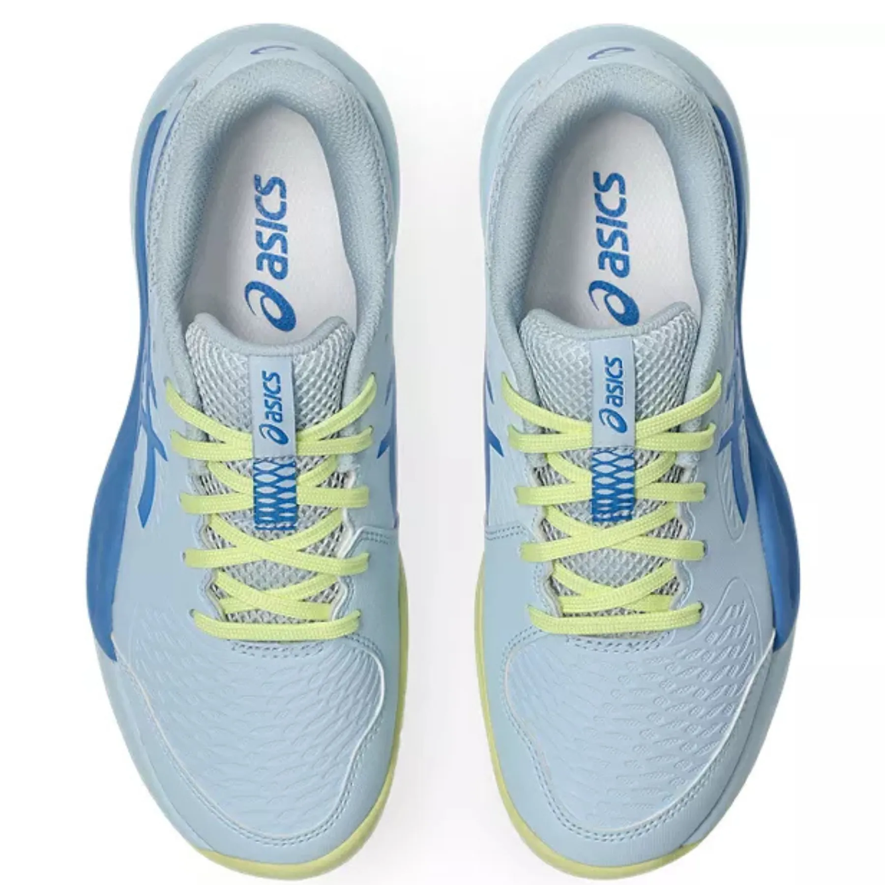 Long Wear Asics Gel Resolution X GS Tennis Shoes - Light Blue / Blue Coast