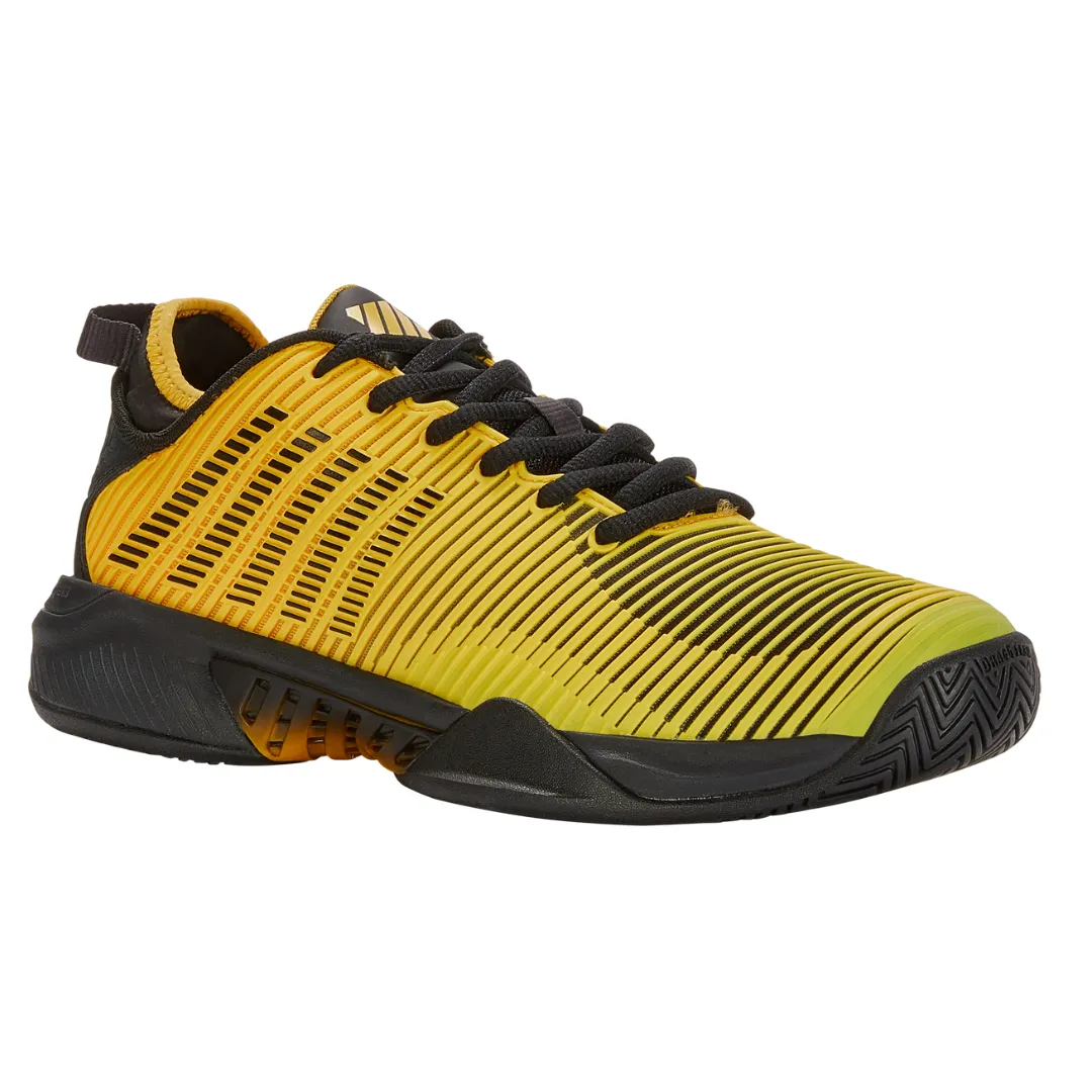 K Swiss Hypercourt Supreme Men Tennis Shoes - Amber/Moonless Ngt Trail Style fitness gear