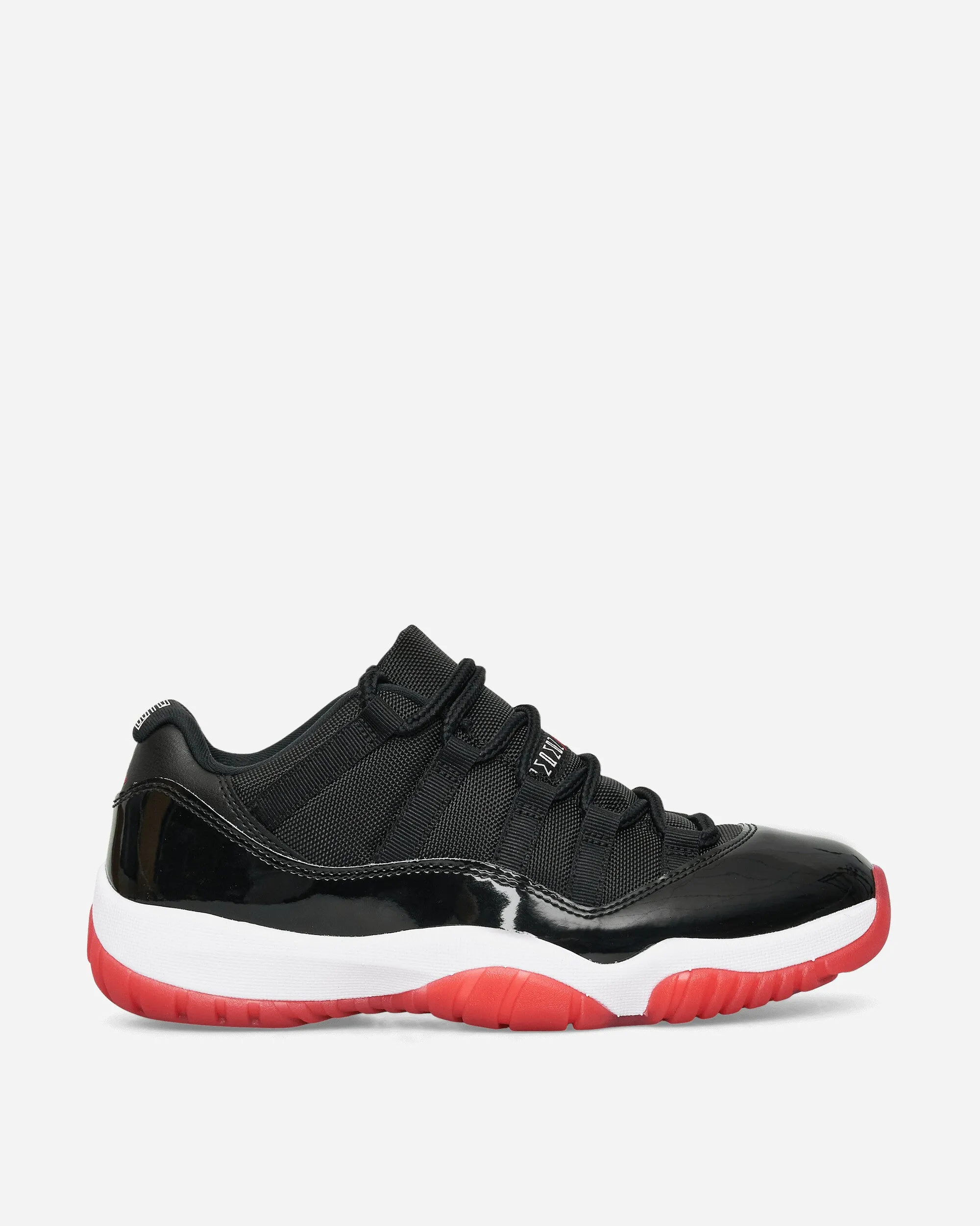 Textured Pattern Air Jordan 11 Low Sneakers Bred
