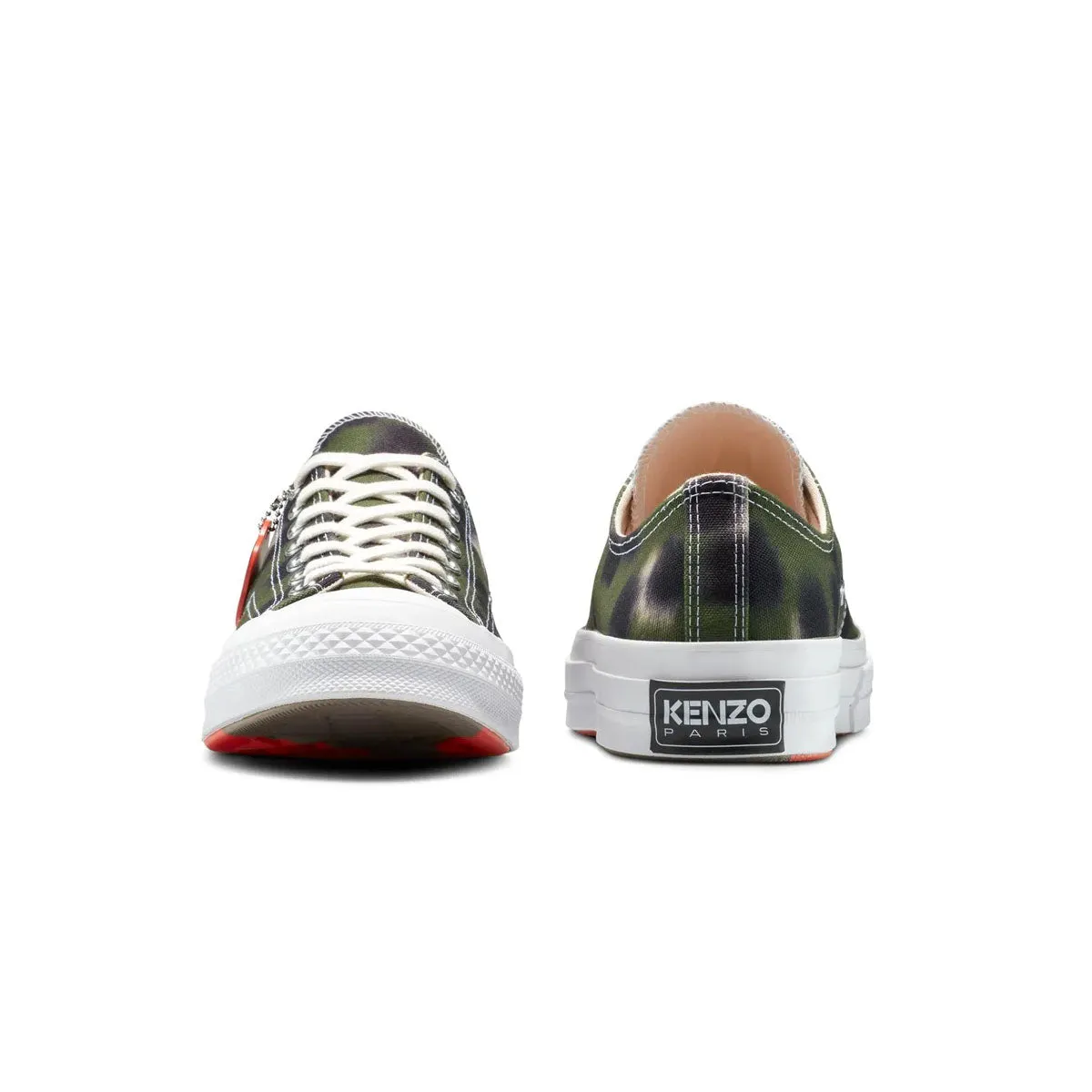   Kenzo Chuck 70 Lo 'Hana Leopard Cypress' Comfortable Experience Sneaker Socks