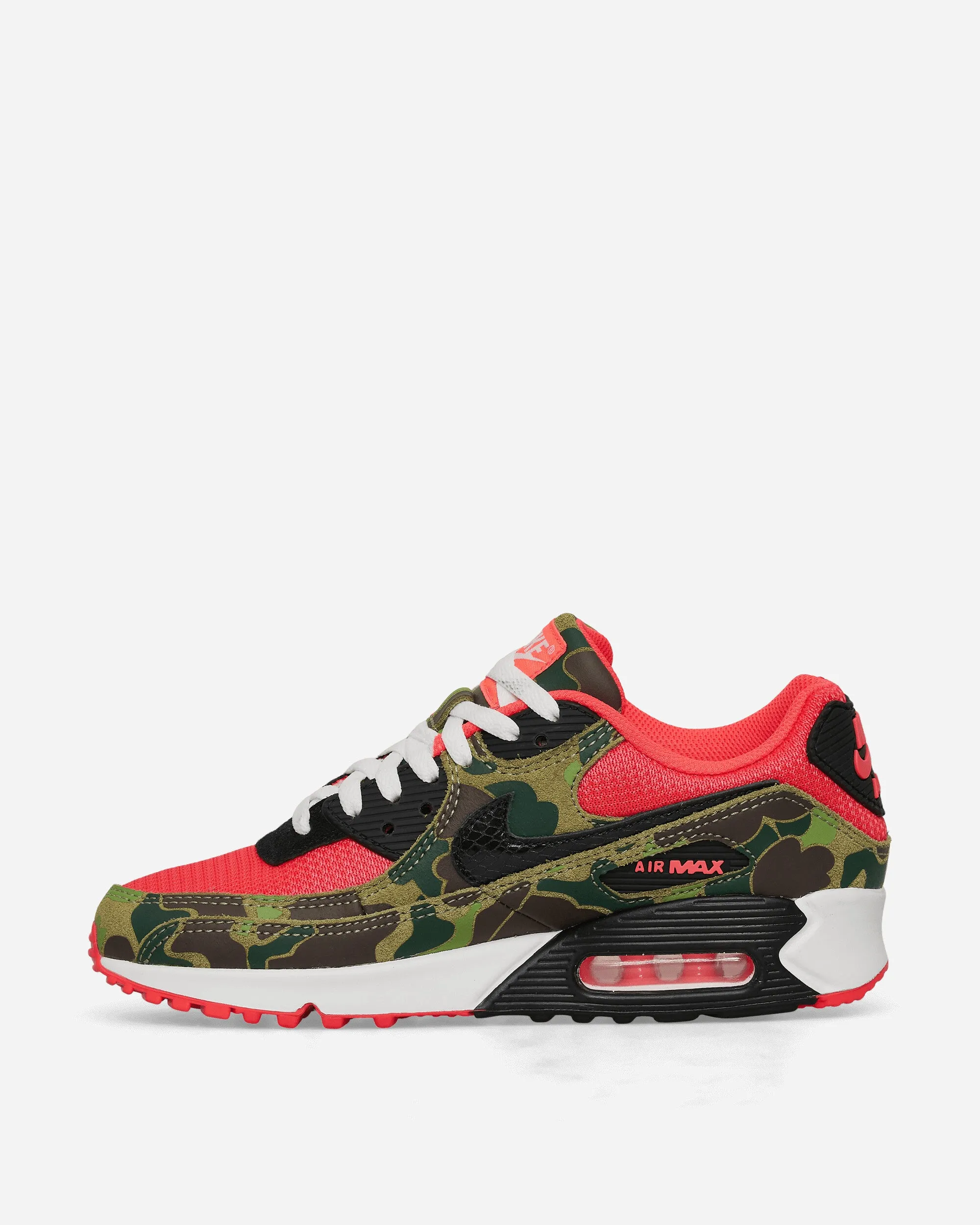 Air Max 90 Sneakers Dark Sage / Solar Red Comfortable toe box Fun Step