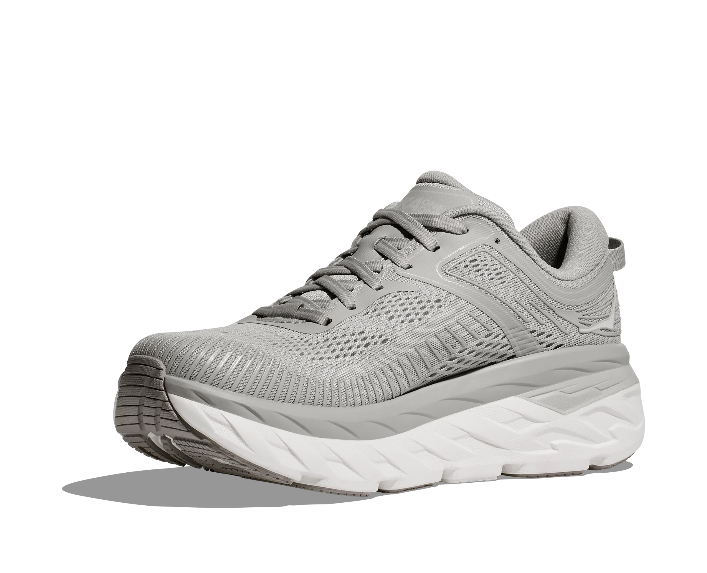 HOKA BONDI V7 WOMEN'S WIDE running with a visor