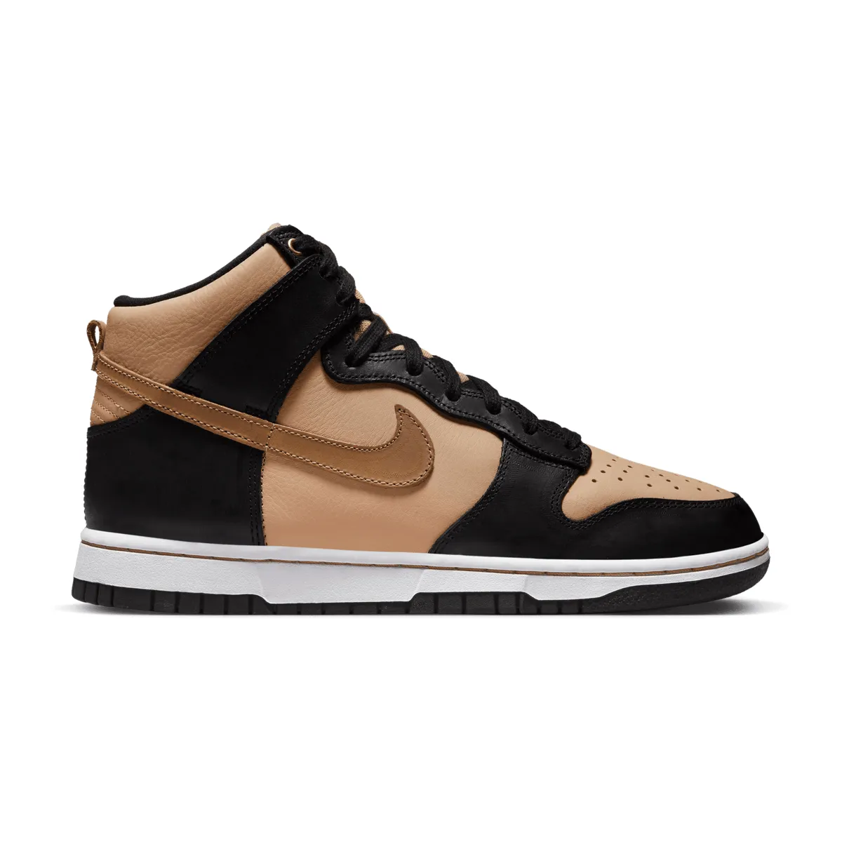 Wmns Dunk High 'Black Flax' Air Flow Channels