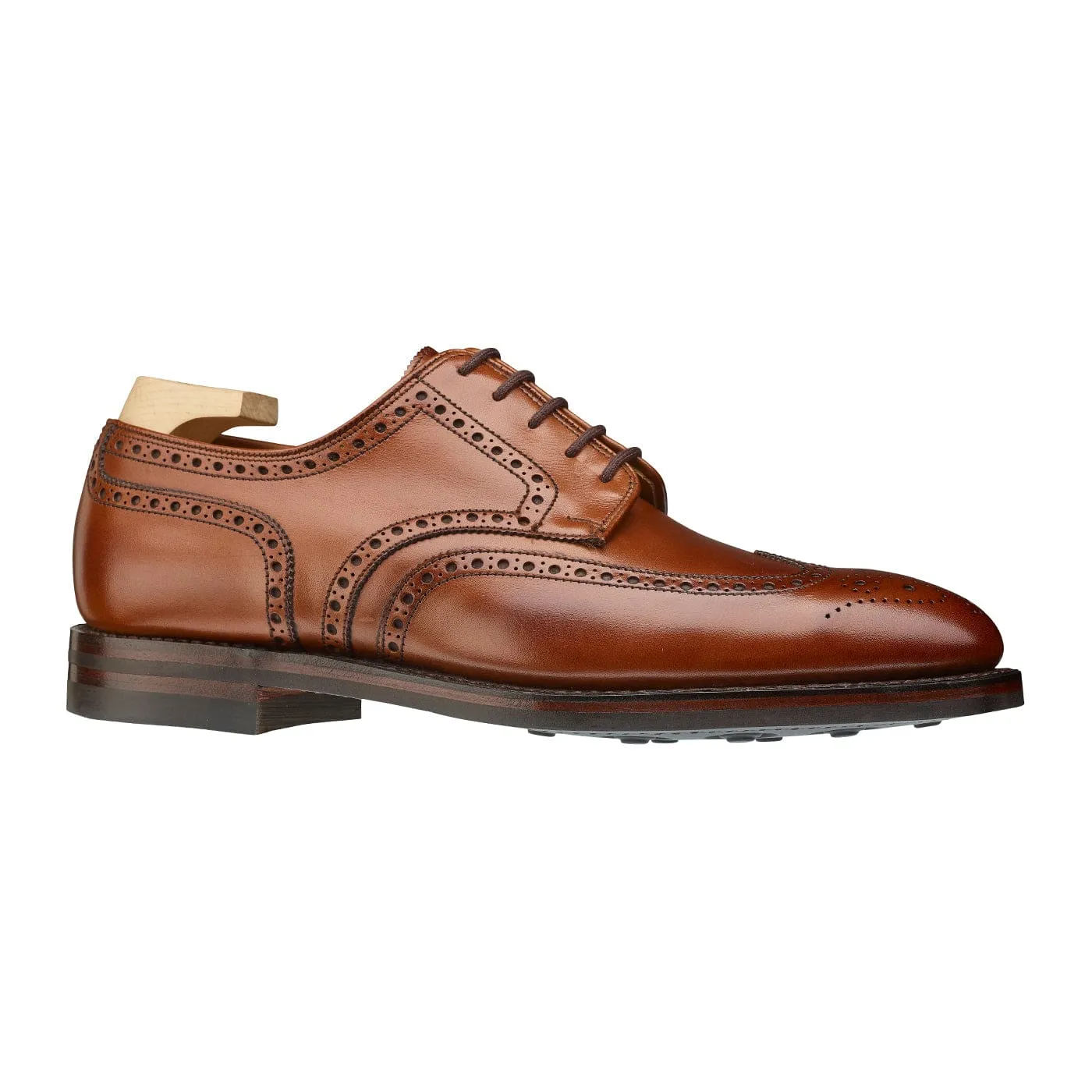 Swansea Beechnut Burnished Calf Travel Shoes Party Ready